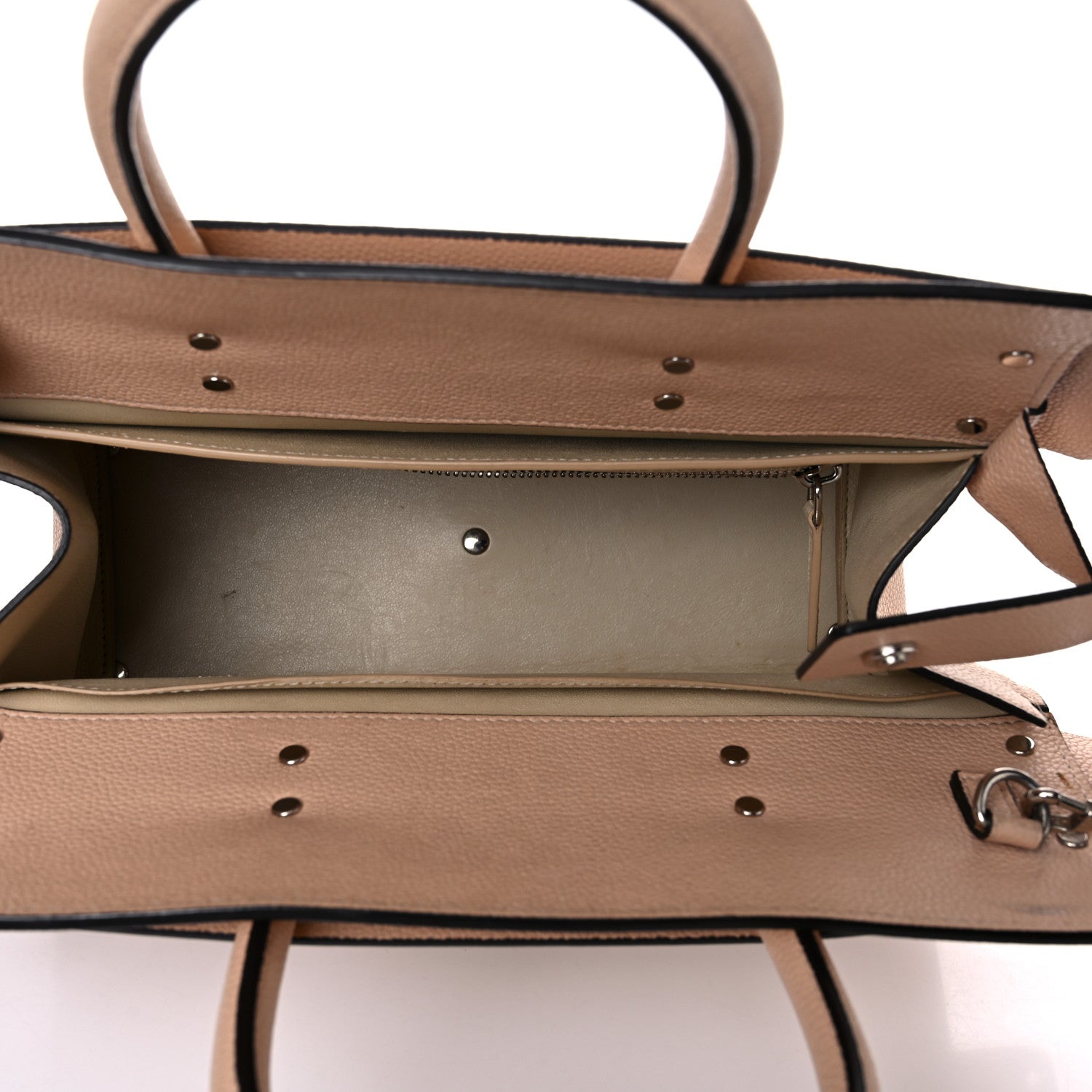 Givenchy Grained Calfskin Small Horizon Satchel Powder 5 of 29