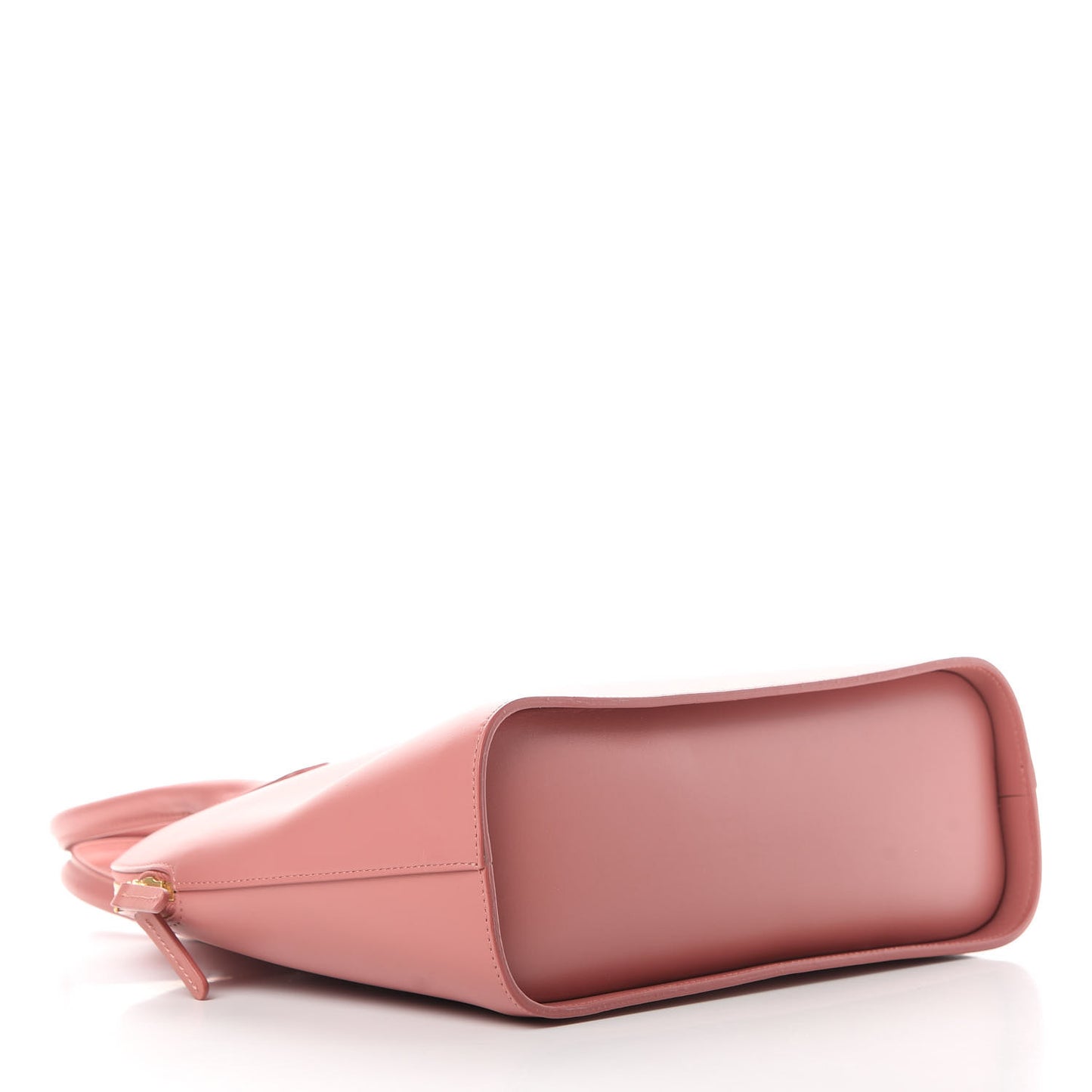 Calfskin Top Handle Rounded Bag Blush