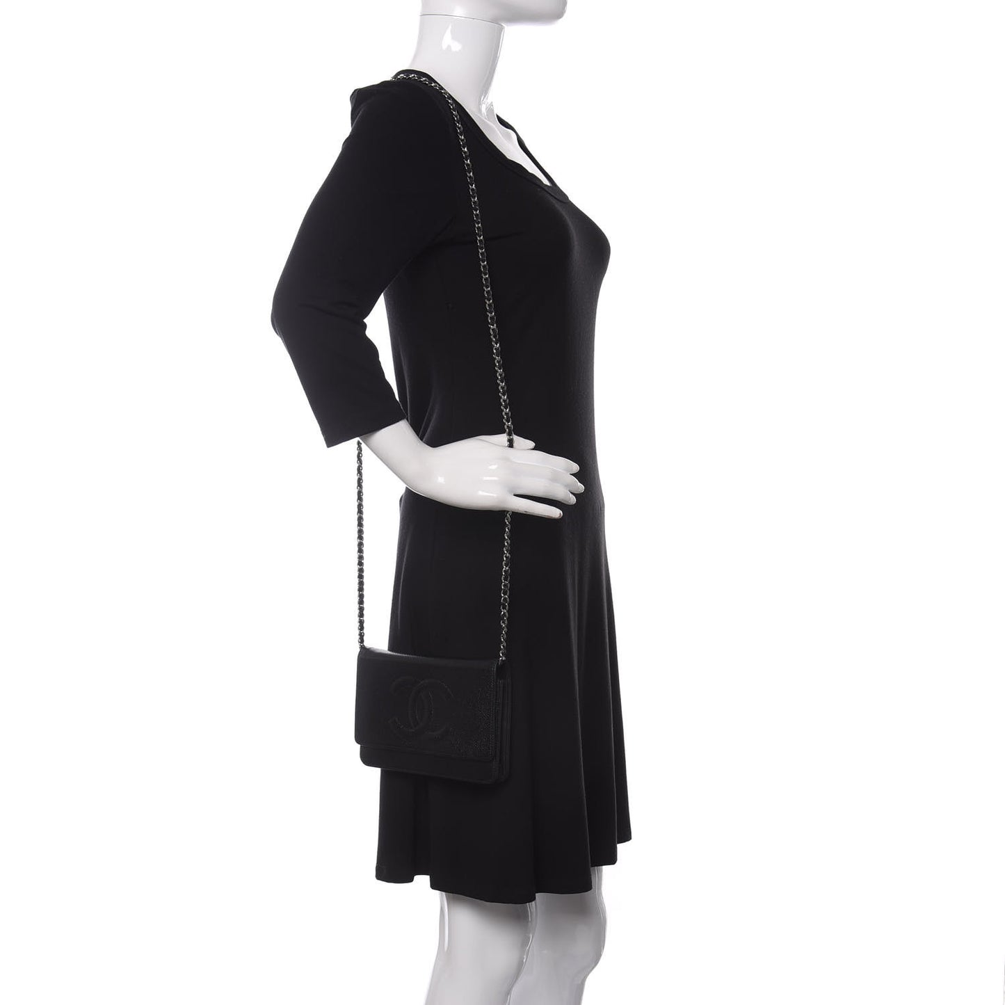 Caviar Timeless CC Wallet On Chain WOC Black
