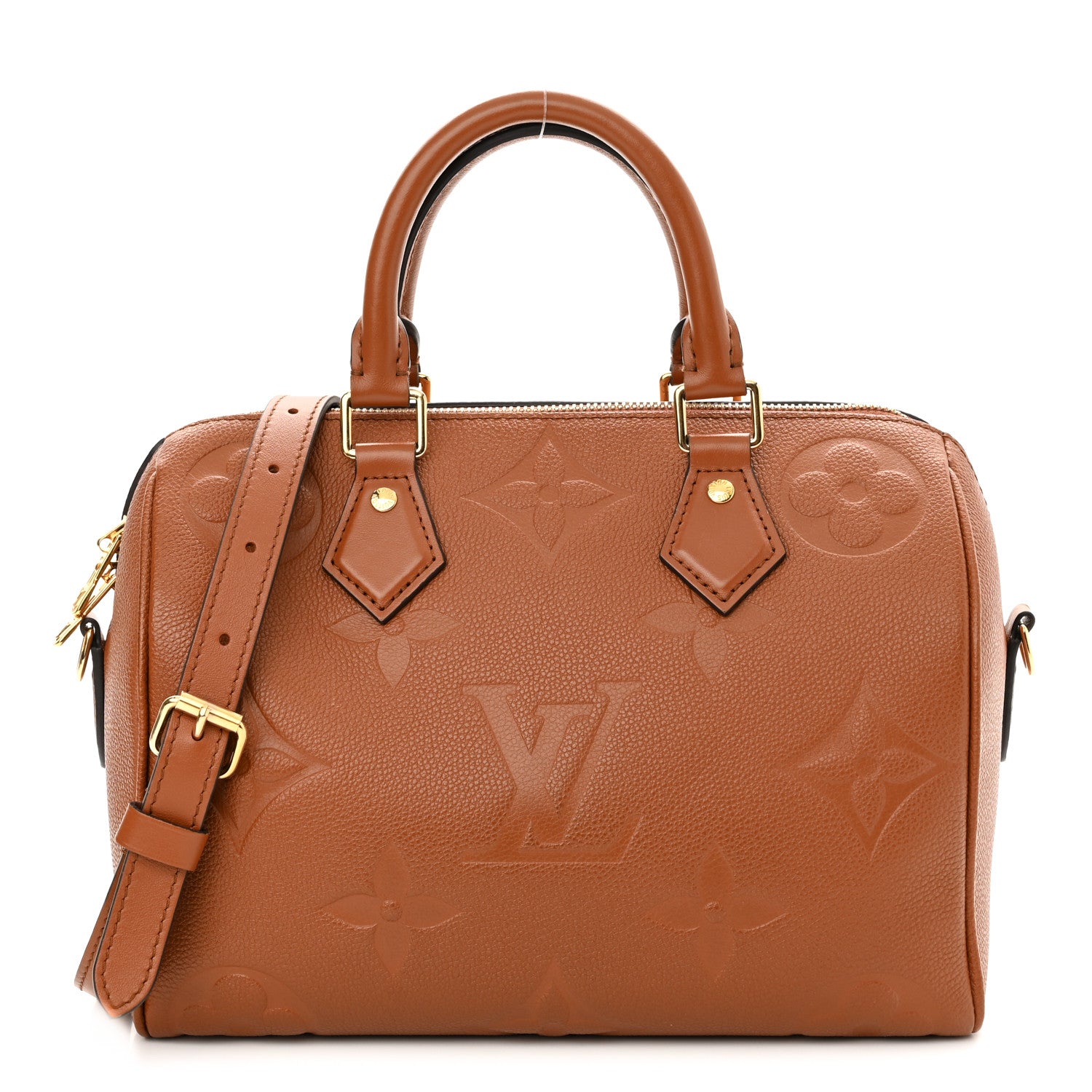 Louis Vuitton Empreinte Monogram Giant Speedy Bandouliere 25 Cognac 1 of 9