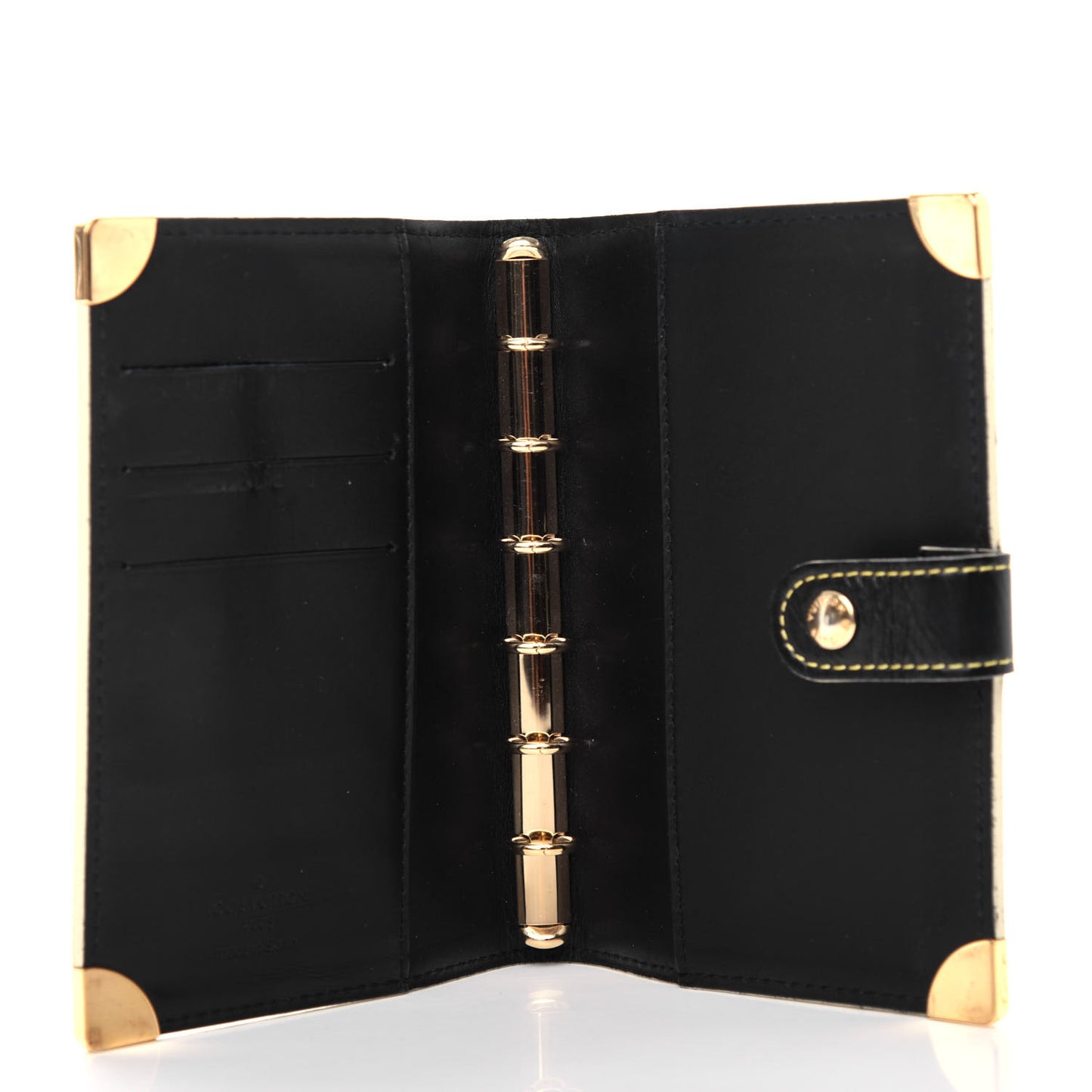 Suhali Small Ring Agenda Cover Black