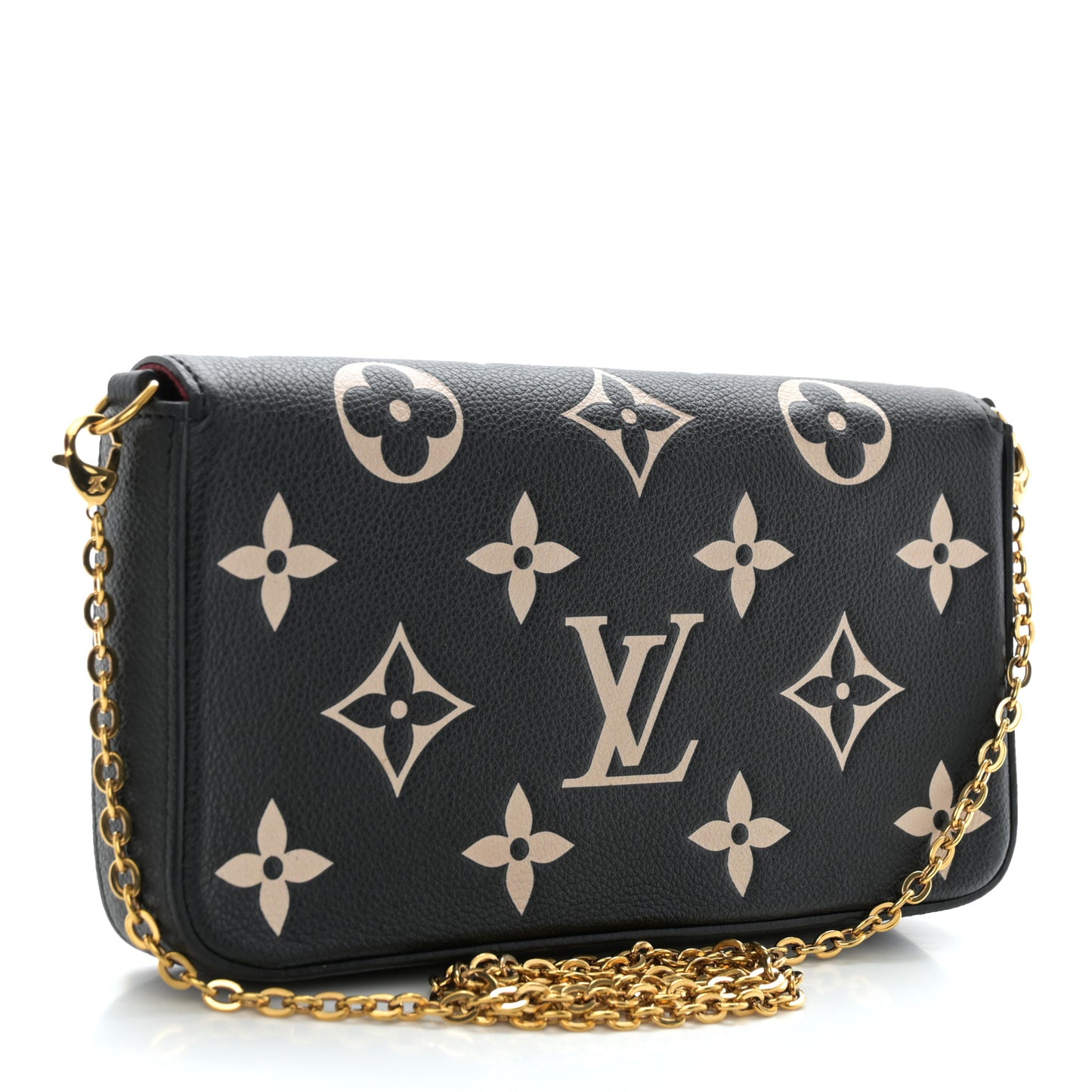 Empreinte Monogram Giant Felicie Pochette Black Beige
