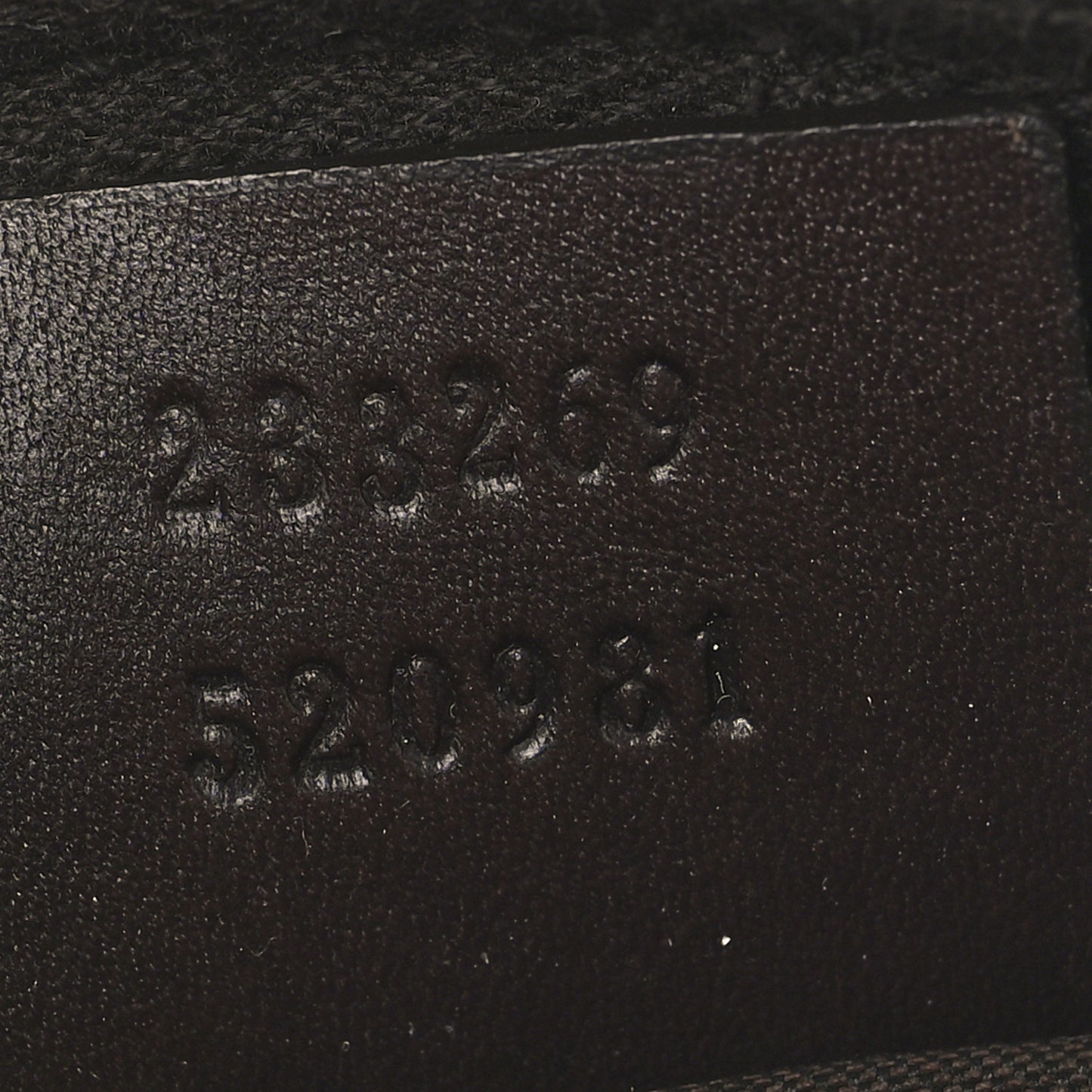 GG Supreme Monogram Belt Bag Dark Brown