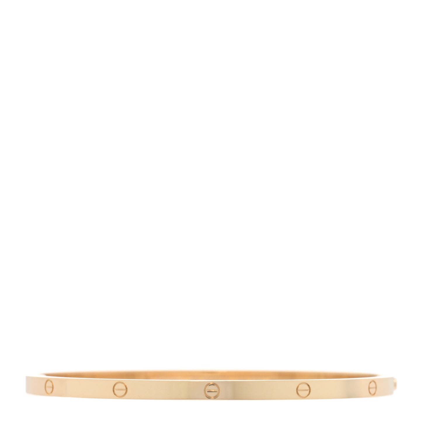 18K Yellow Gold Small LOVE Bracelet 20