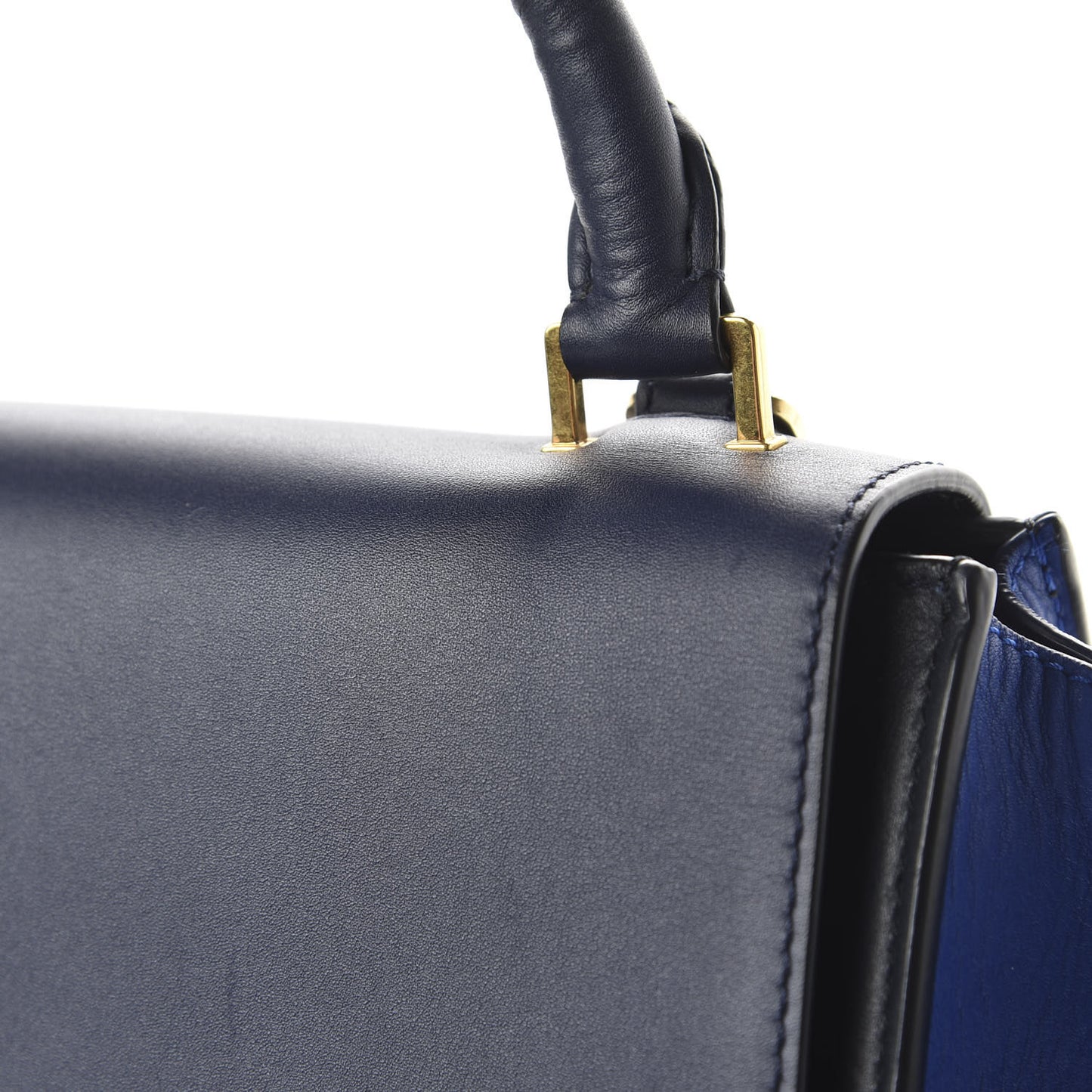 Smooth Calfskin Medium Tri-Color Trapeze Ink