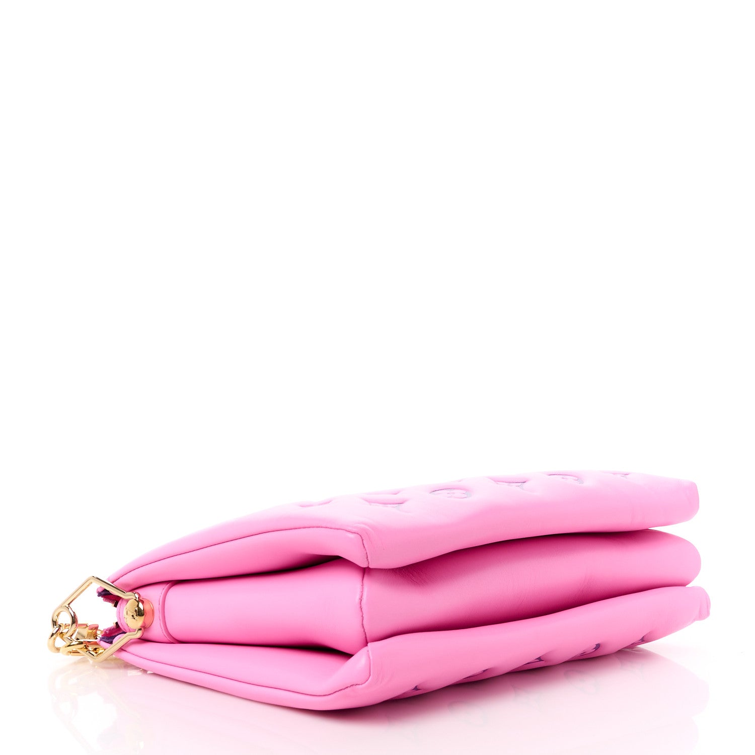 Louis Vuitton Lambskin Embossed Monogram Vuittamins Coussin PM Rose Violet 4 of 11