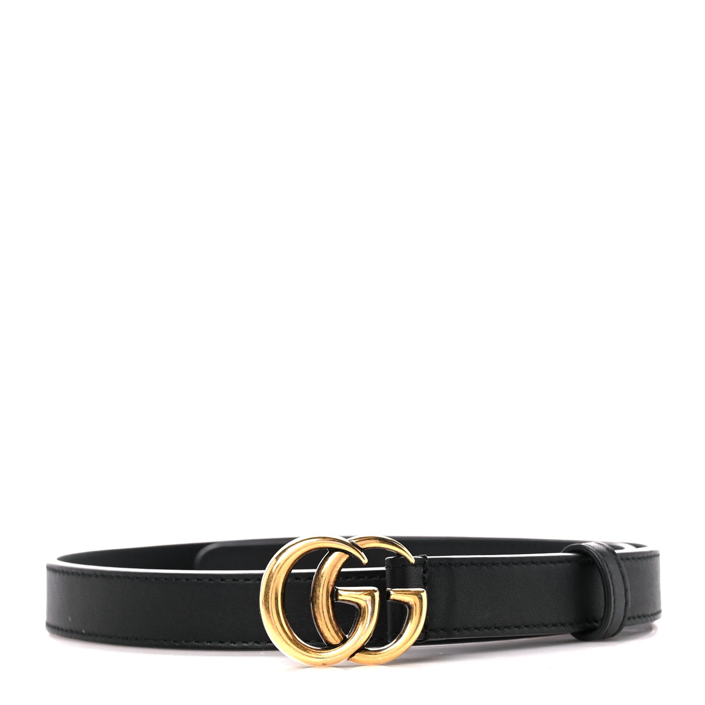 Calfskin Double G 20mm Belt 75 30 Black