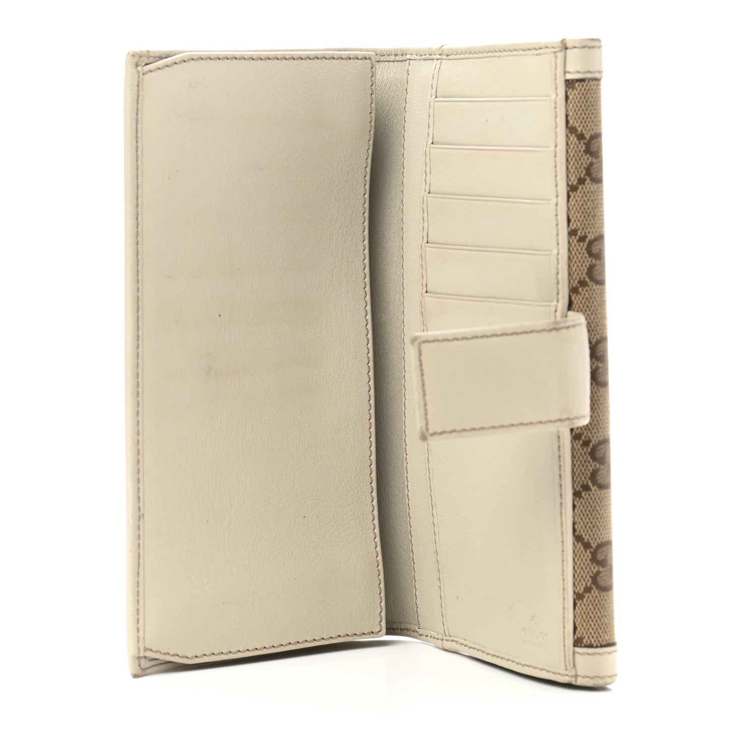 Monogram Margaux Calfskin Sukey Continental Organizer Wallet Beige Ebony Mystic White