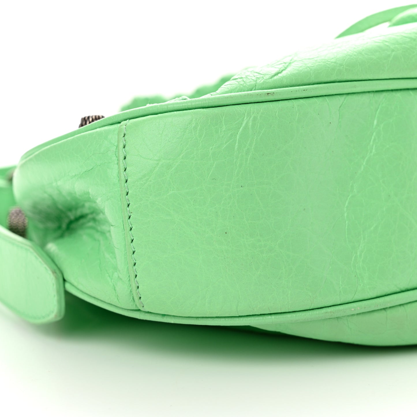 Agneau Arena Le Cagole Shoulder Bag XS Mint Green