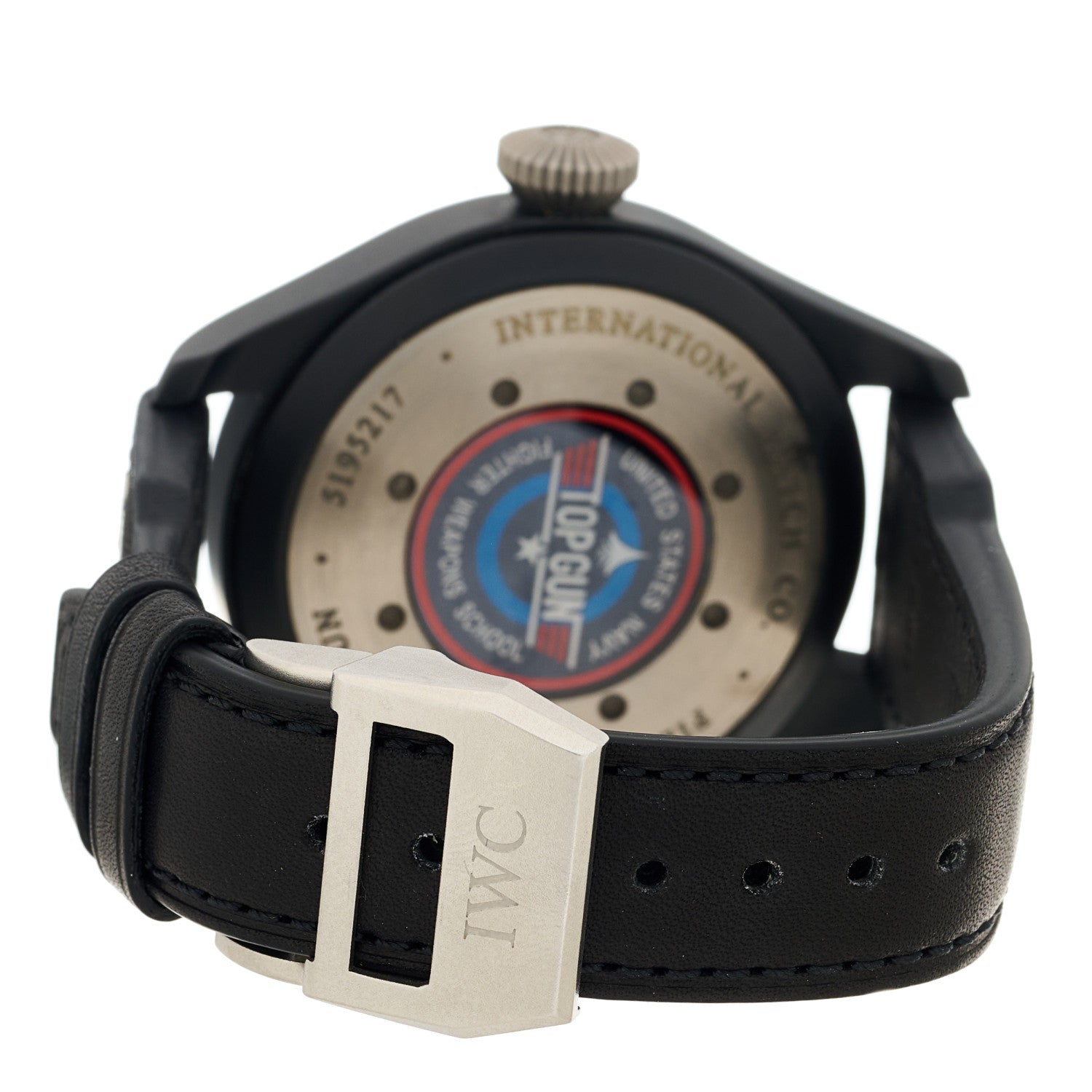 IWC Ceramic Calfskin 48mm Top Gun Edition Big Pilot Automatic Watch Black IW501901 3 of 4