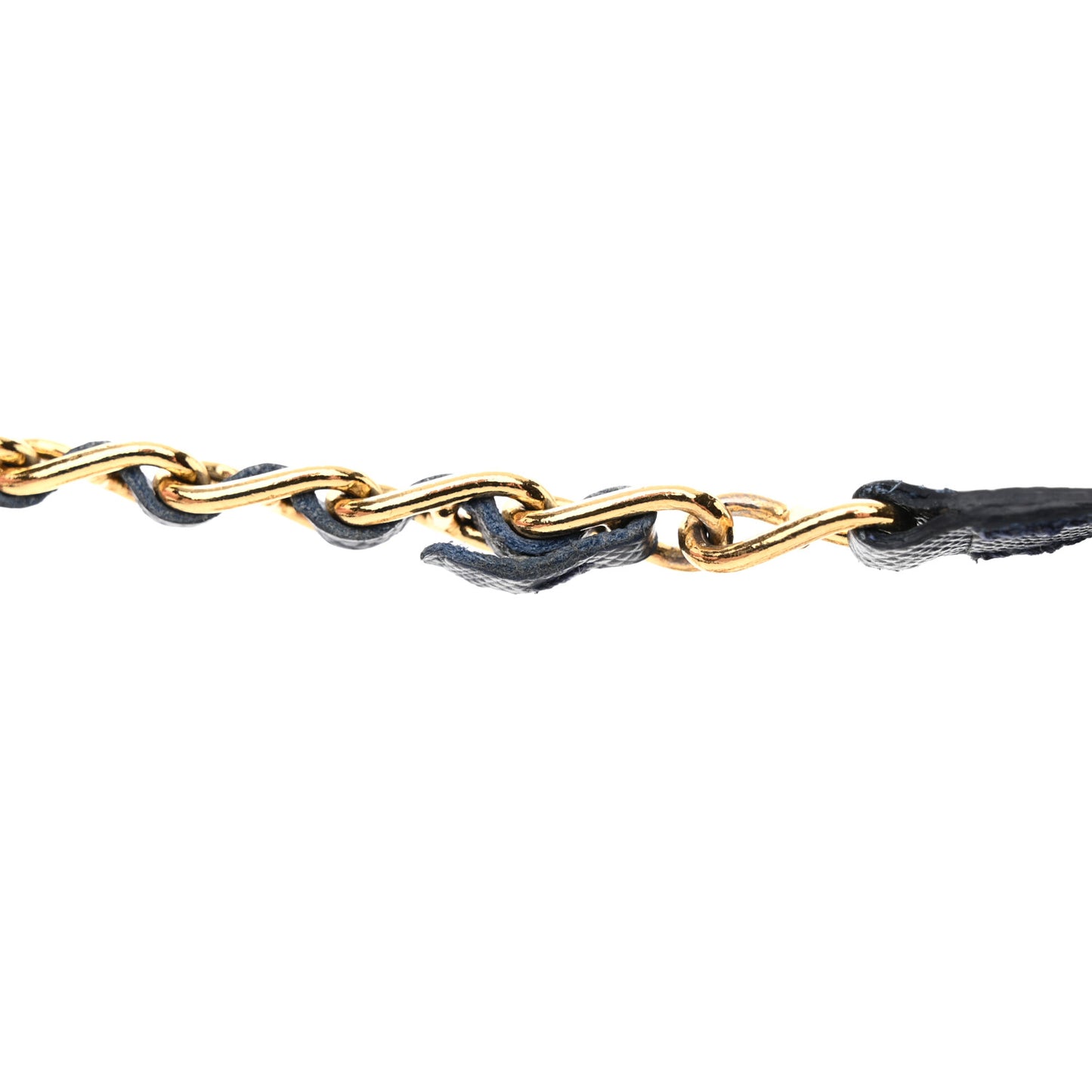 Saffiano Metal Oro Chain Wallet Bleuette