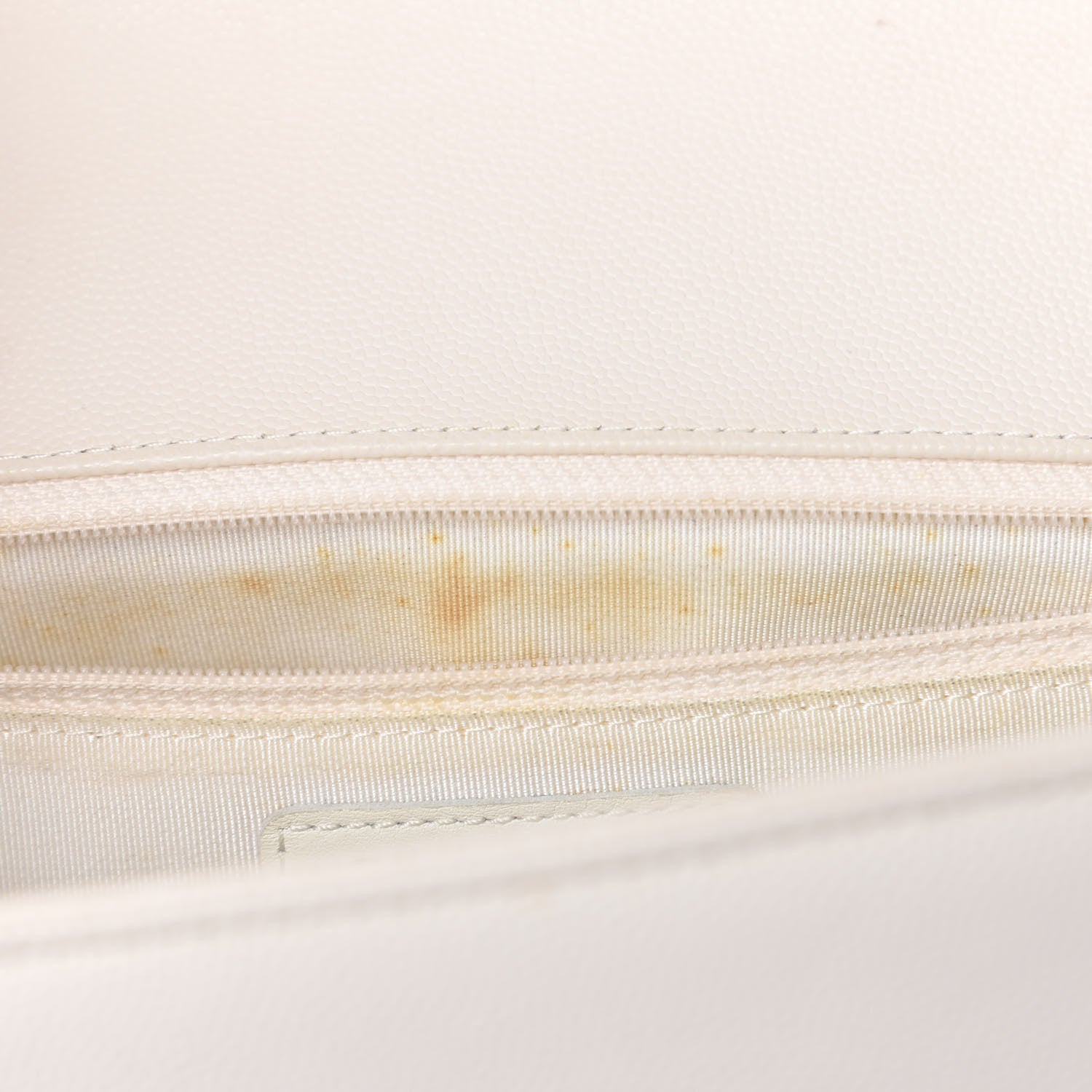 Chanel Caviar Quilted Medium Boy Flap Ivory 14 of 18