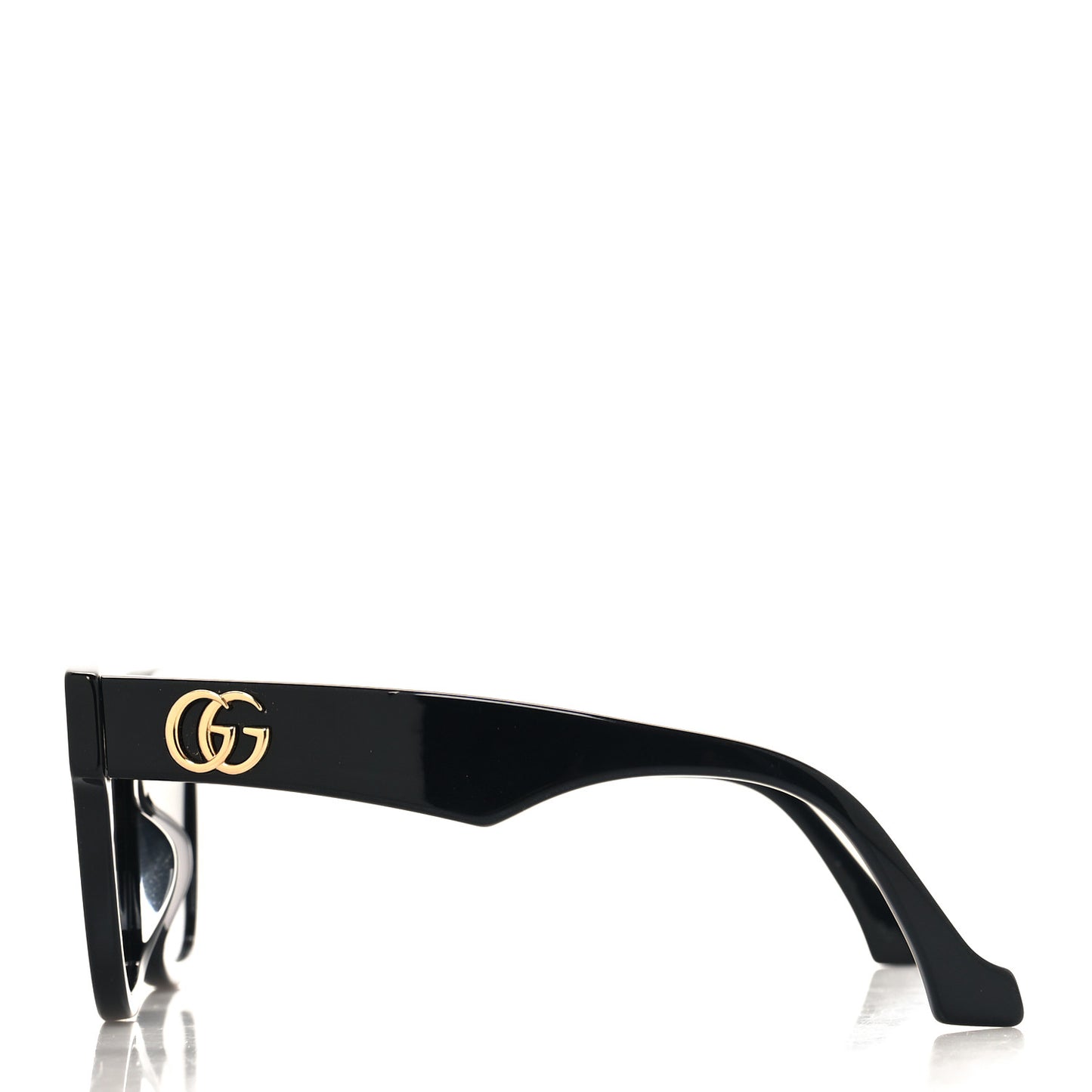 Rectangle 52mm Frame Sunglasses GG0998S Black