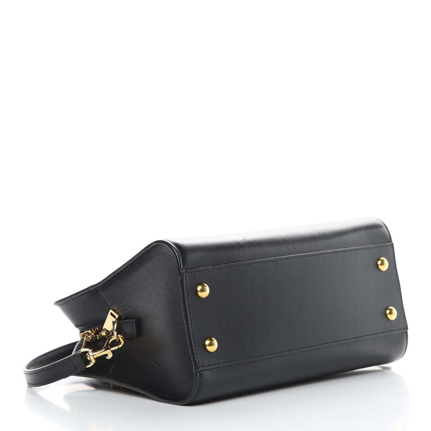 Calfskin Monogram Baby Cabas Black