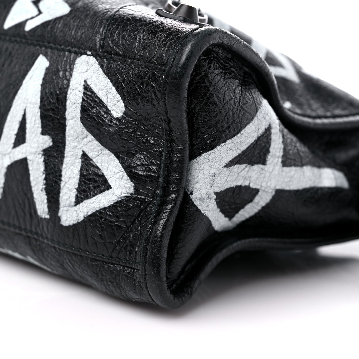 Agneau Classic Hardware Graffiti All Over S City Black