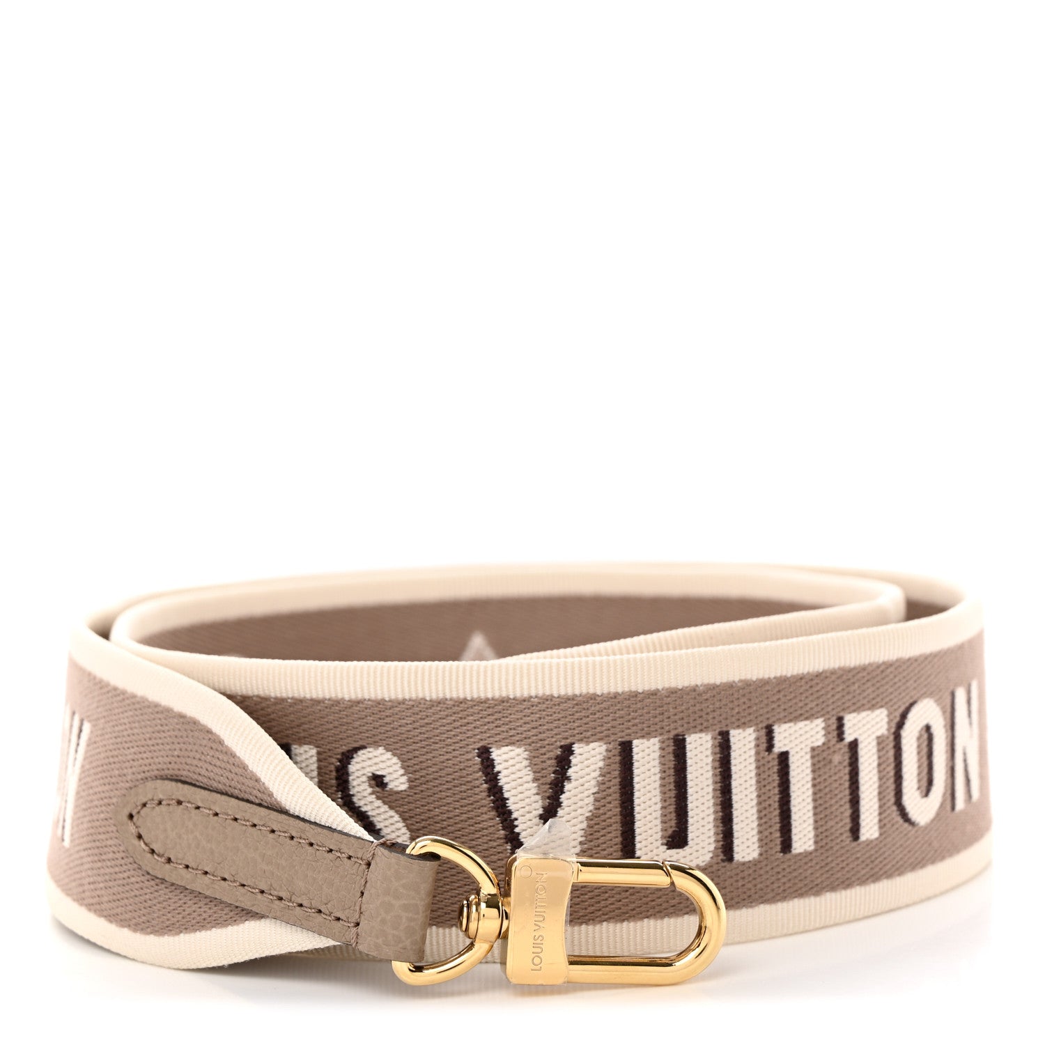 Louis Vuitton Jacquard Diane Shoulder Strap Tourterelle Creme 1 of 4