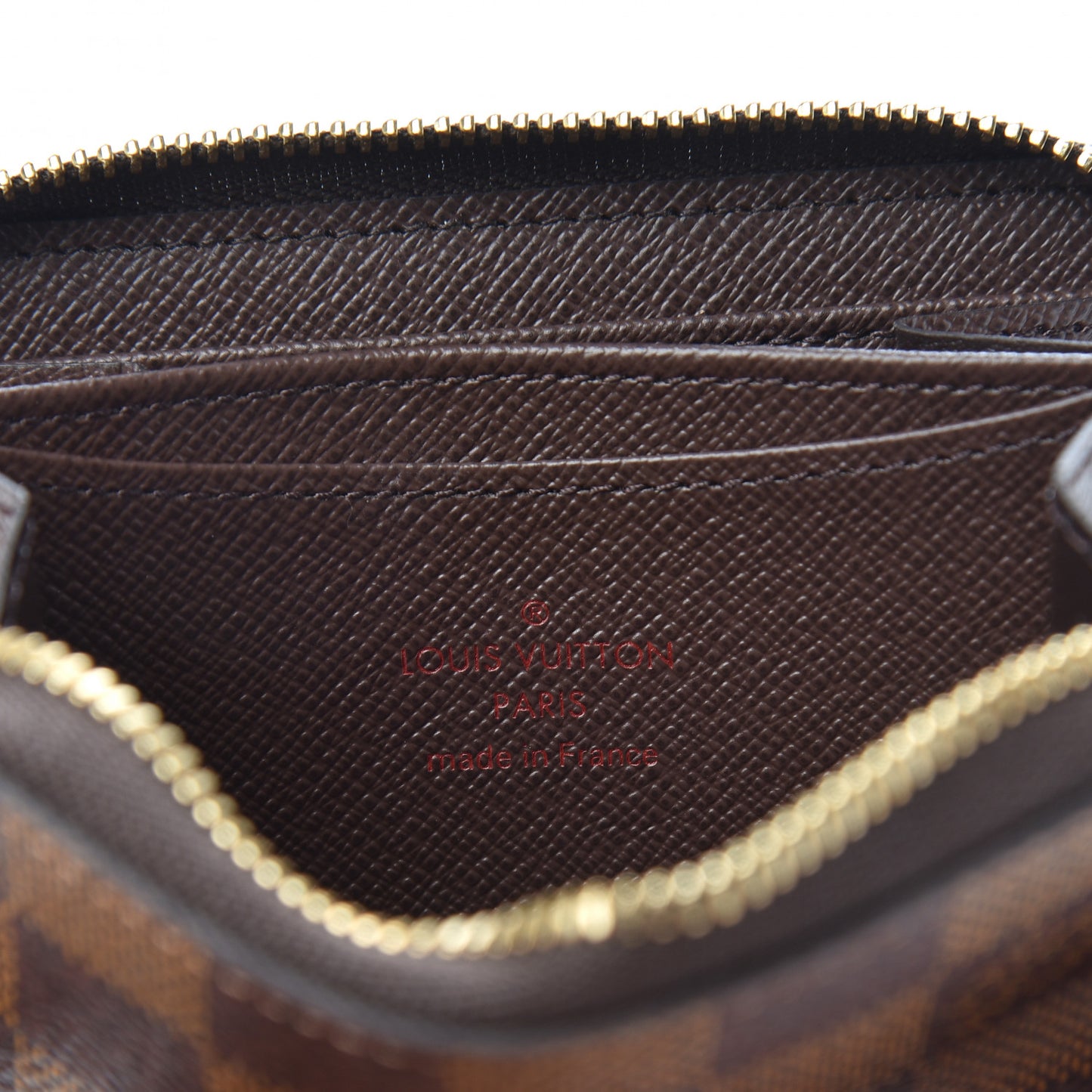 Damier Ebene Zippy Coin Purse