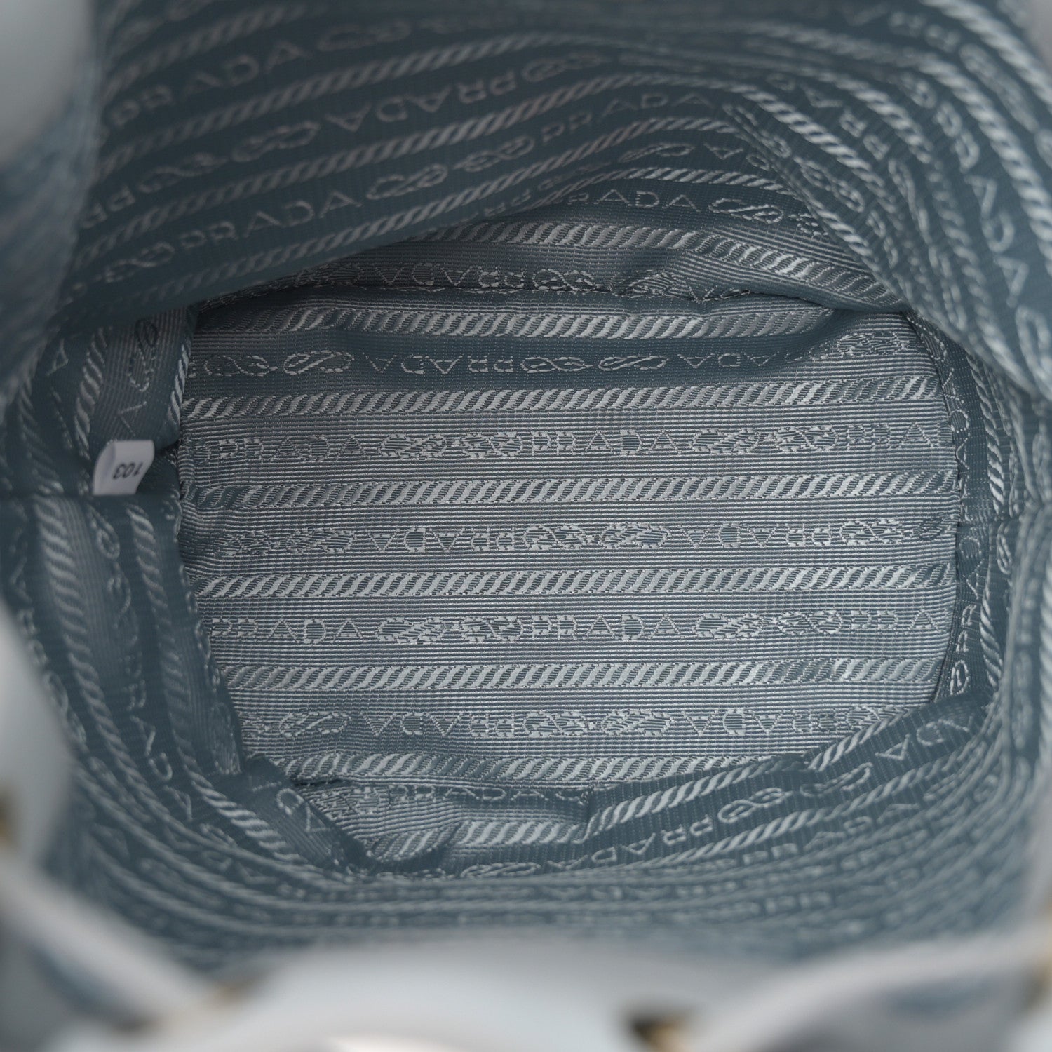 Prada Calfskin Mini Bucket Bag Opaline 5 of 11