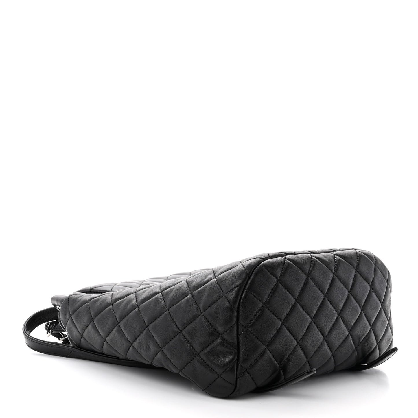 Lambskin Quilted Small Urban Spirit Backpack Black