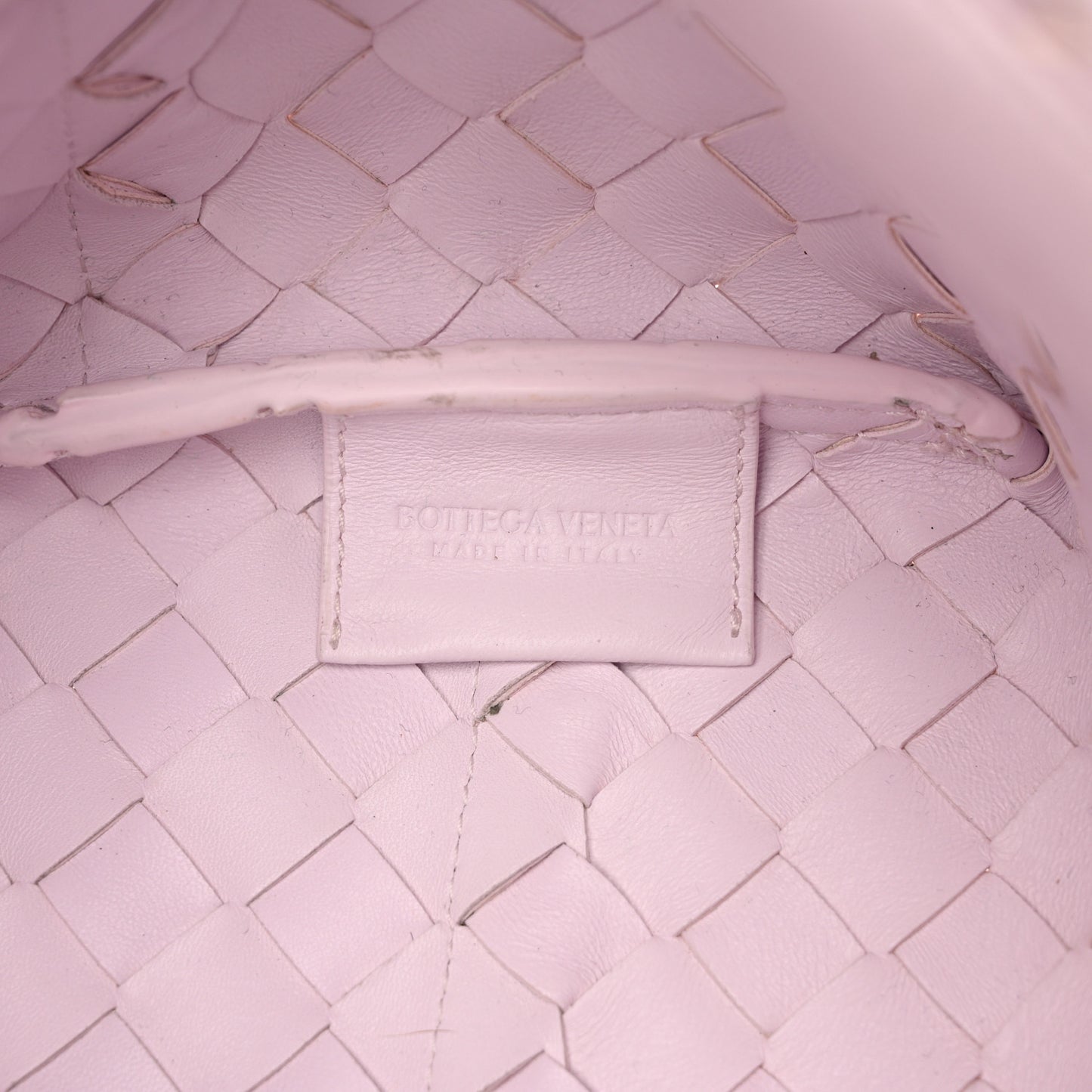 Nappa Intrecciato Tie Shoulder Bag Bliss Washed