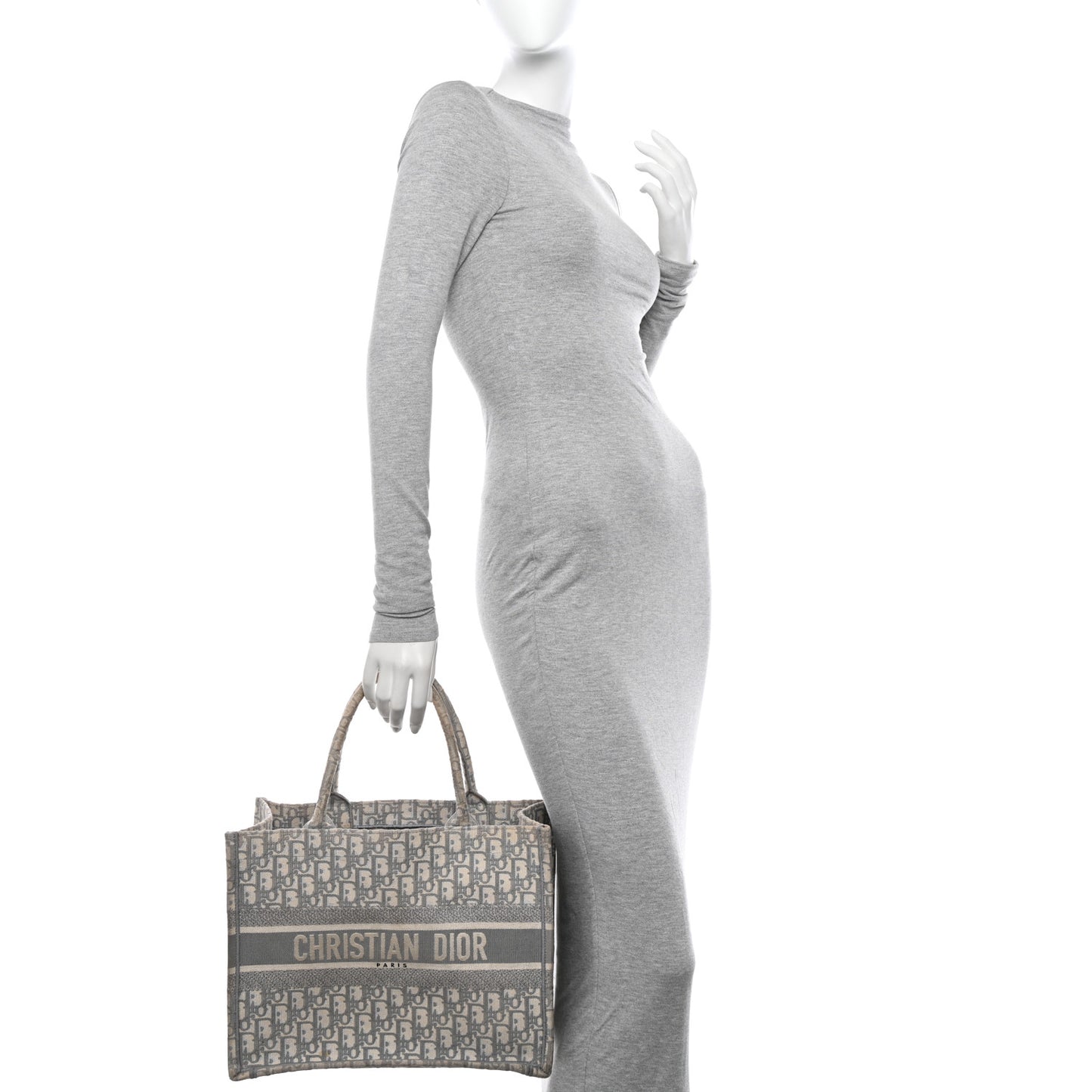 Oblique Medium Book Tote Grey
