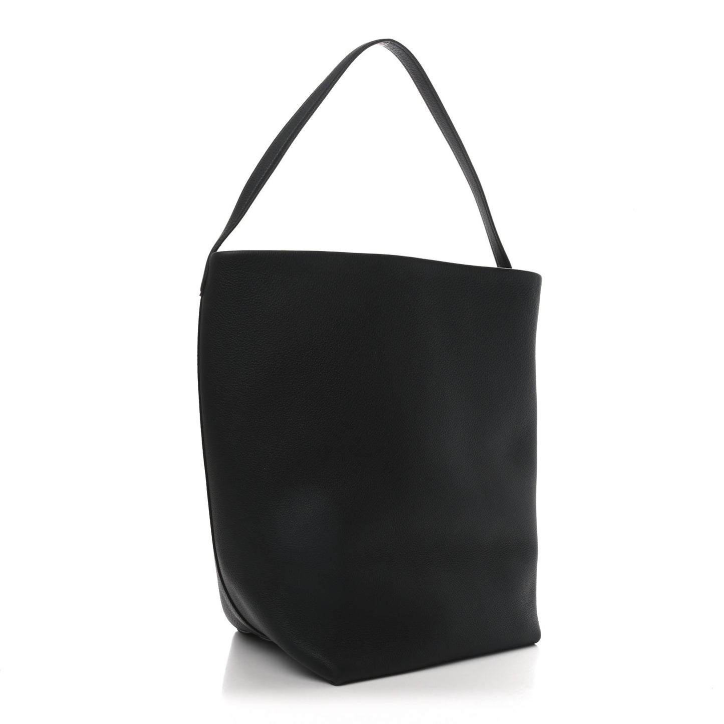 Grained Calfskin Large N/S Park Tote Black