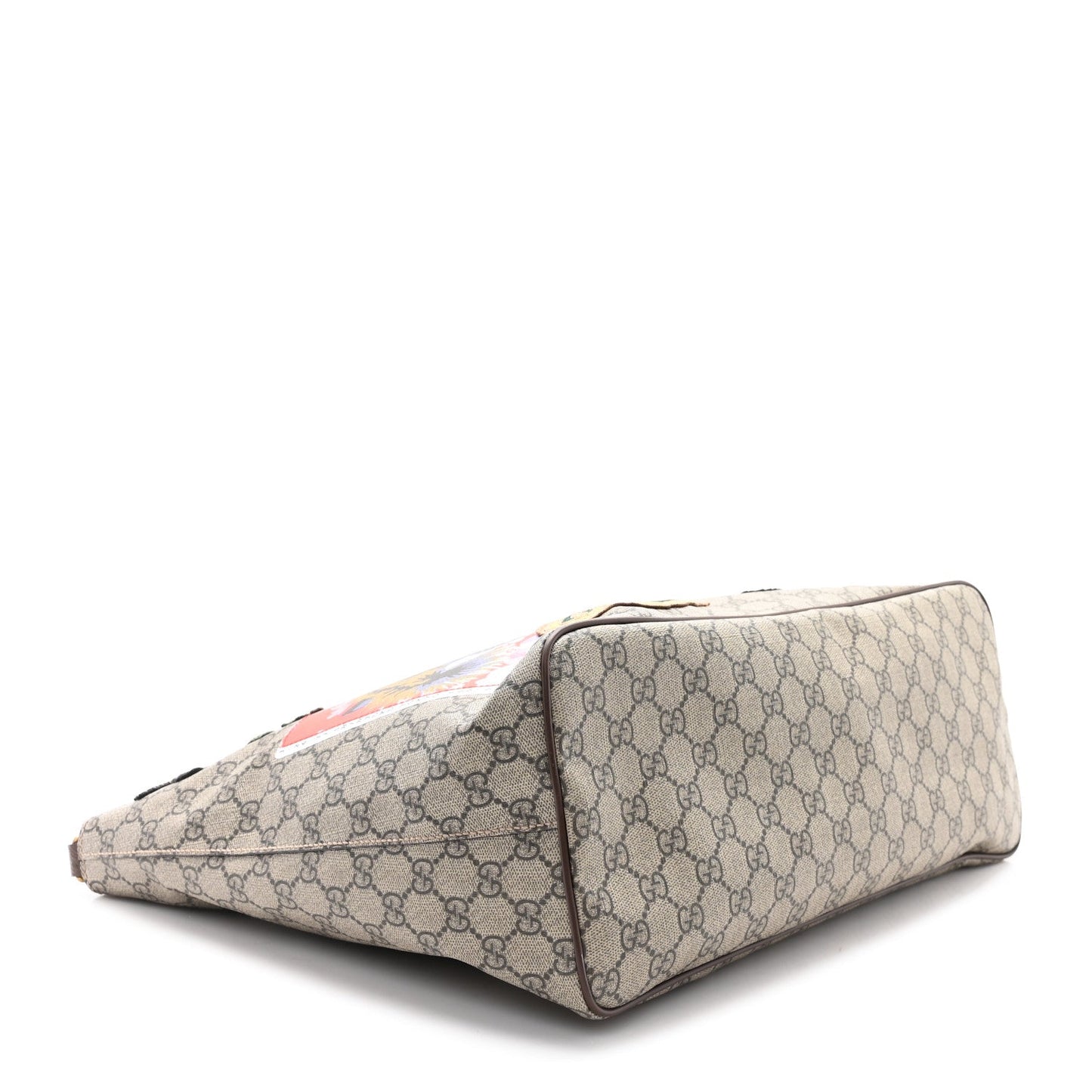 Soft GG Supreme Monogram Courrier Medium Crossbody Tote Beige New Acero