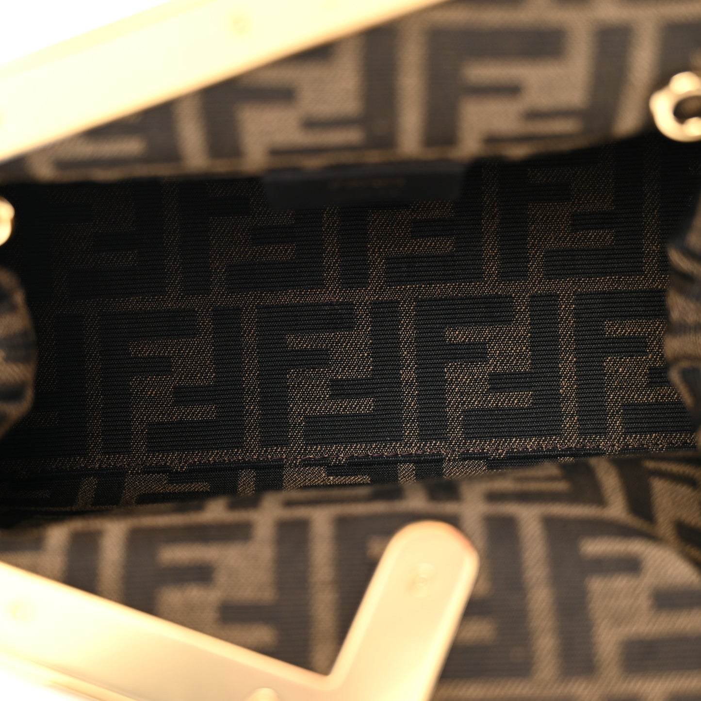 Shiny Nappa Small Fendi First Poudre