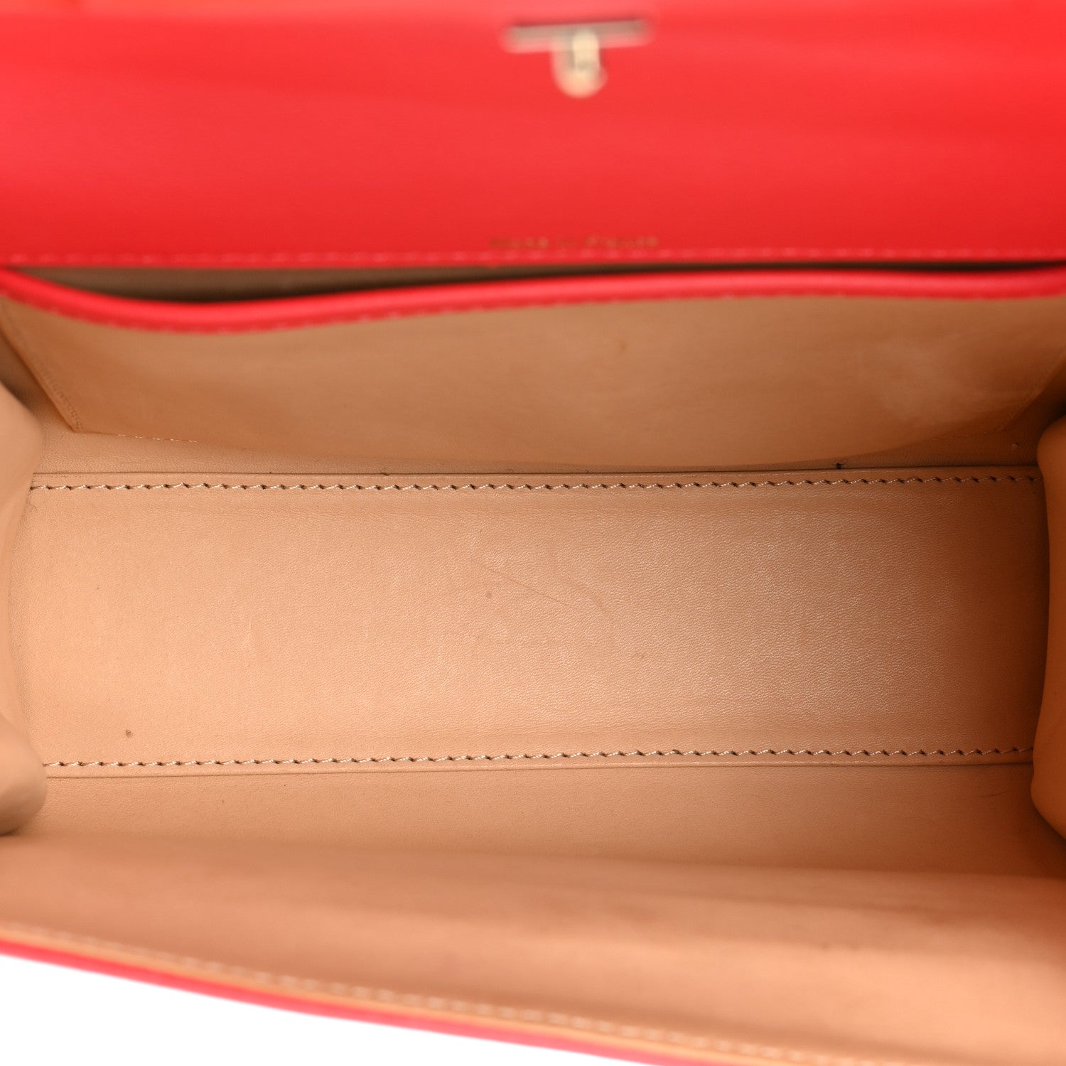 Delvaux Calfskin Mini Tempete Satchel Red 5 of 18