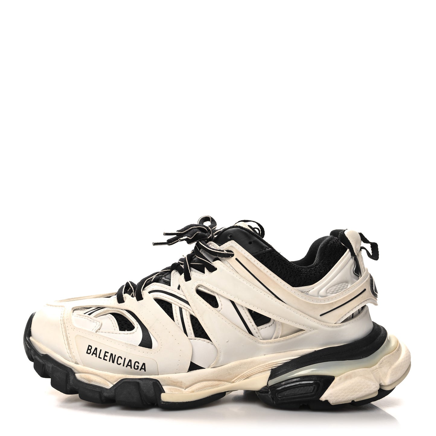 Mesh Nylon Mens Track Sneakers 41 White Black