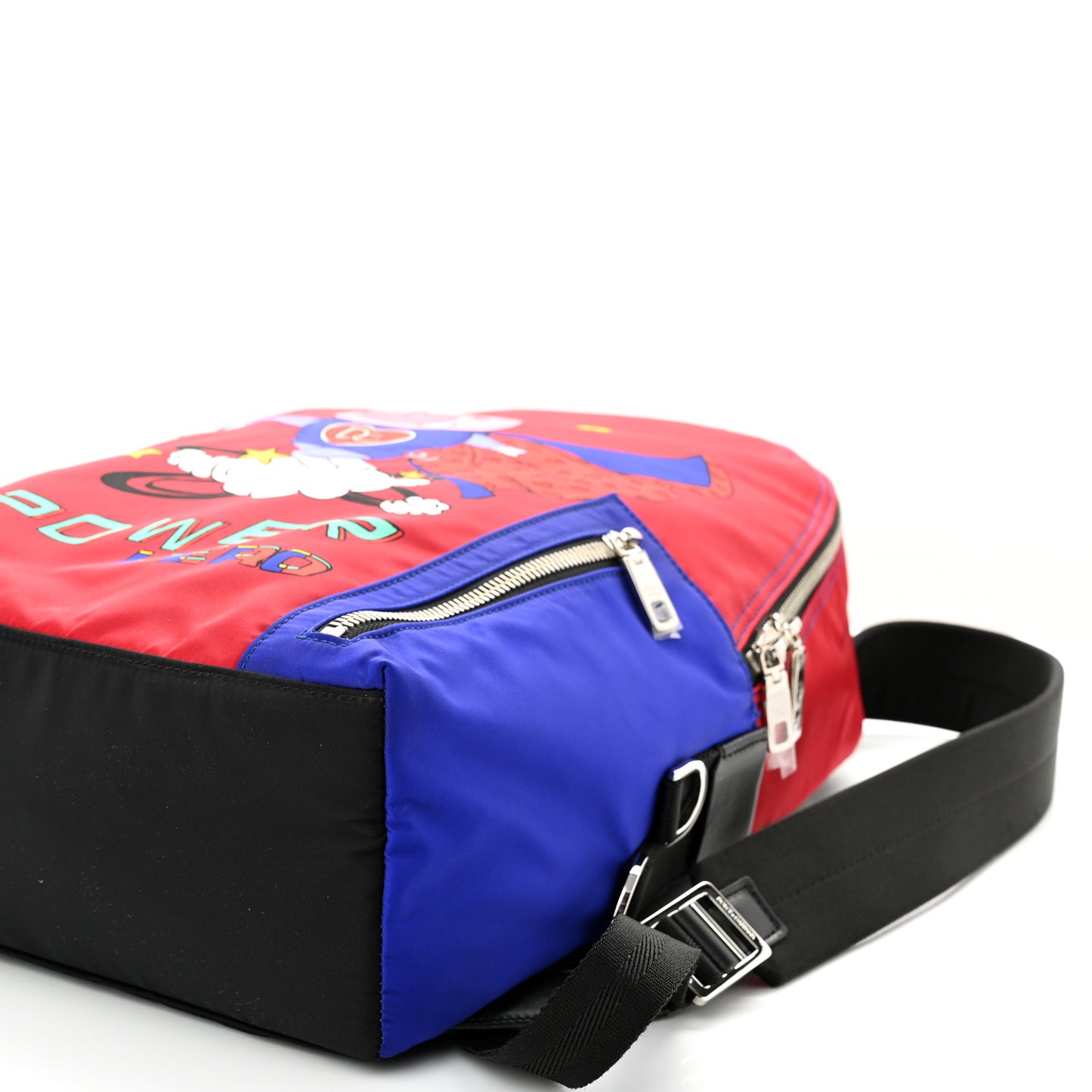 Nylon Super Pig Backpack Red Multicolor