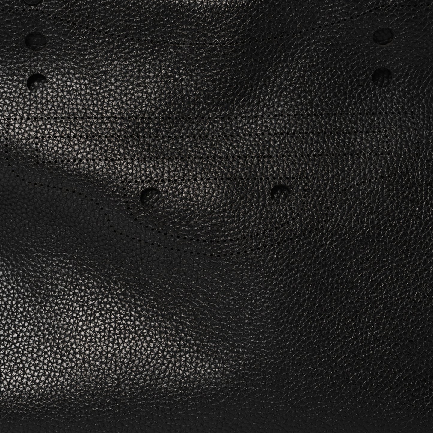 Veau Soyeux Perforated Blackout Hardware City Black