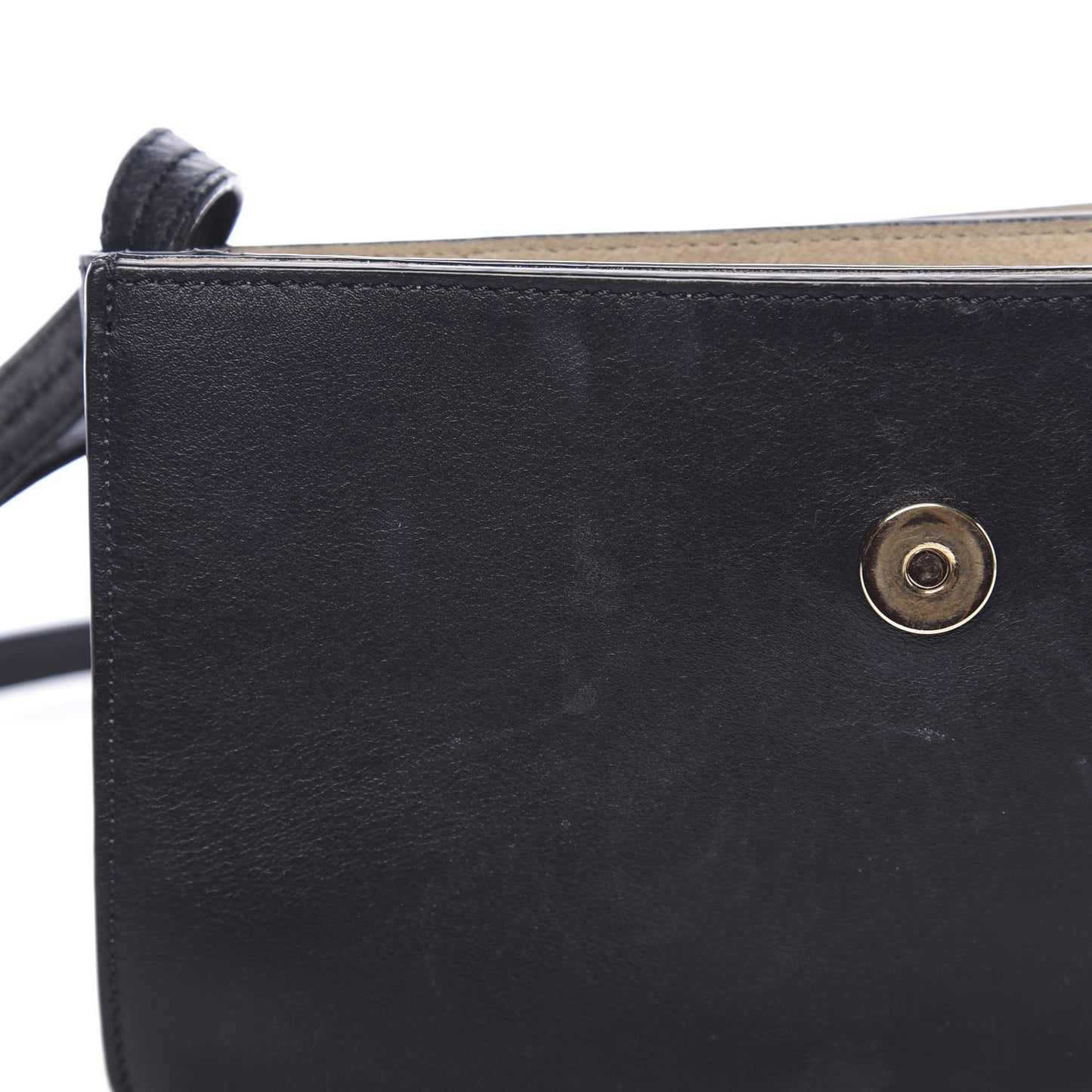 Suede Calfskin Small Faye Shoulder Bag Full Blue Mustard