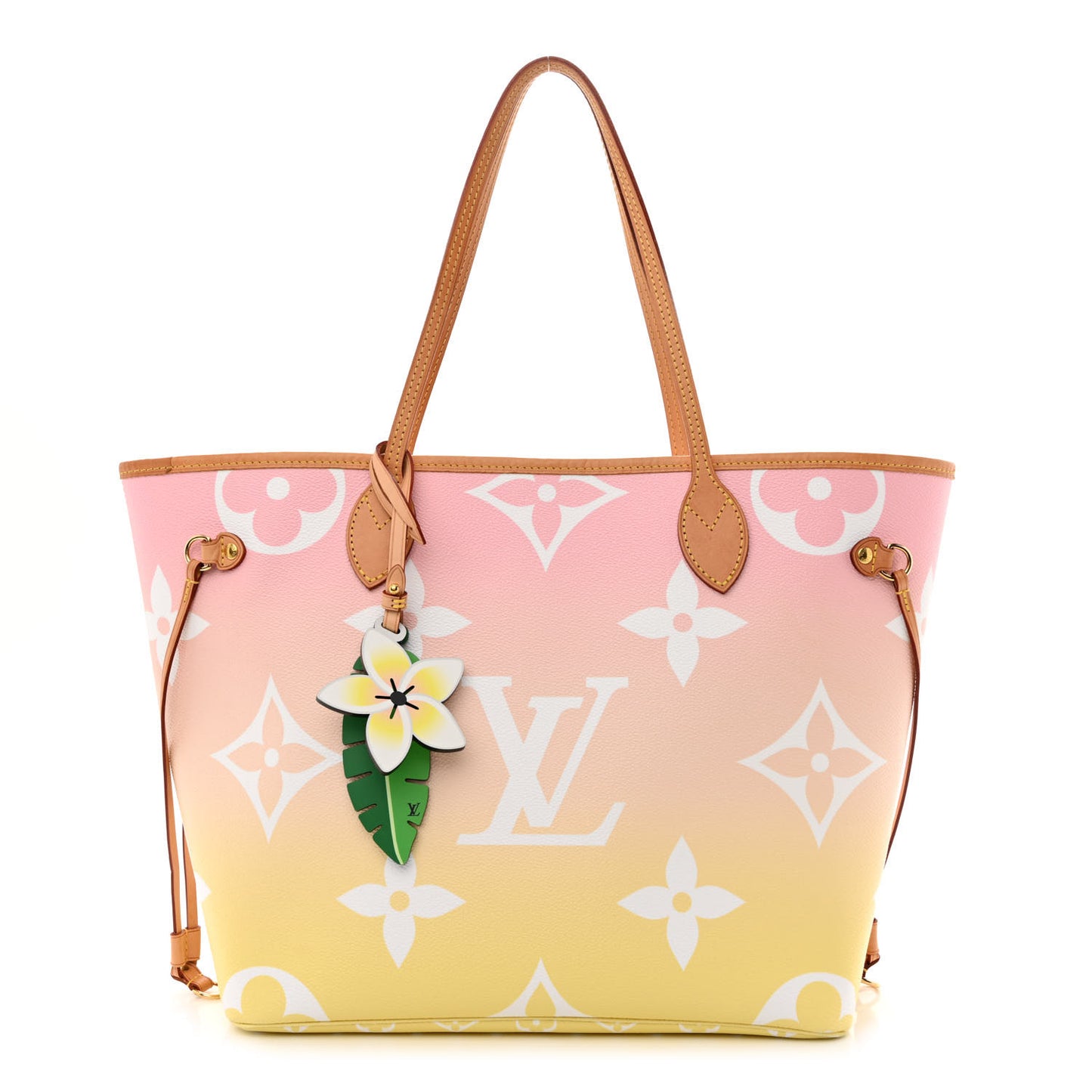 Monogram Giant By The Pool Neverfull MM Light Pink