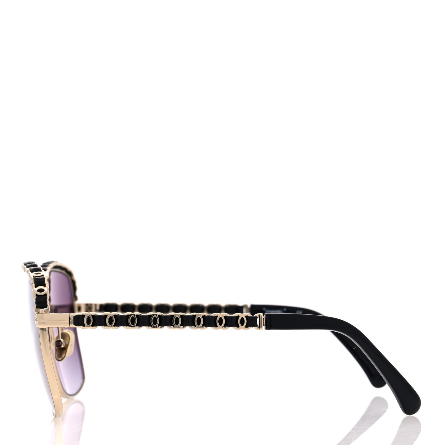 Metal Square Chain Sunglasses 71369 Grey