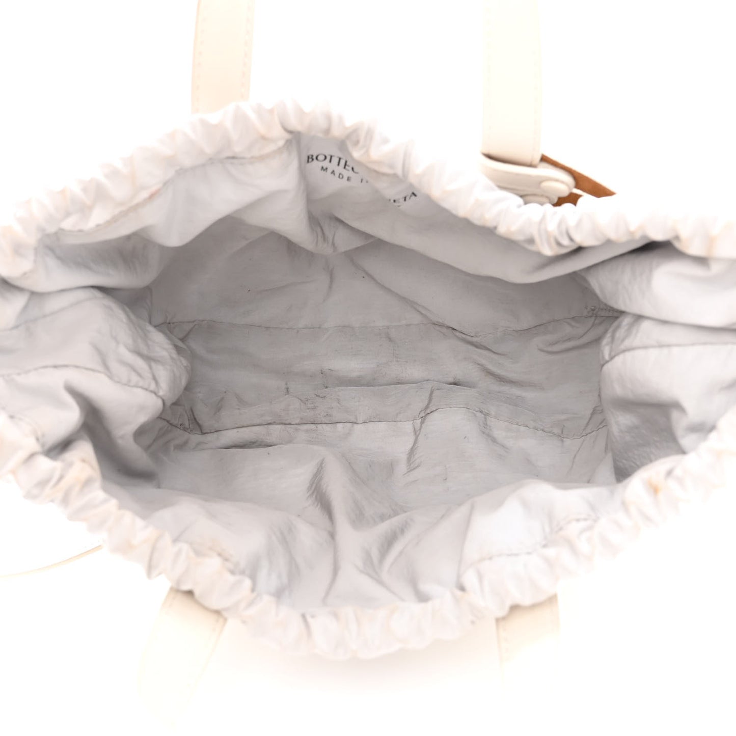 French Calfskin Small Shell White Frost