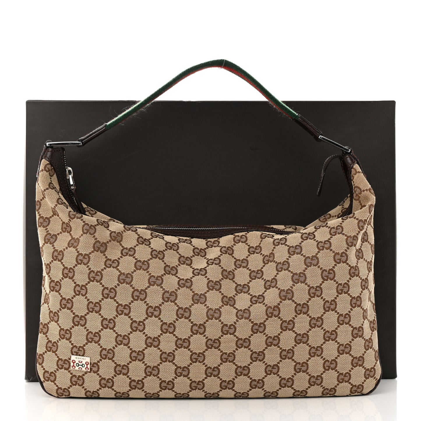 Monogram Medium Pop Hobo Dark Brown