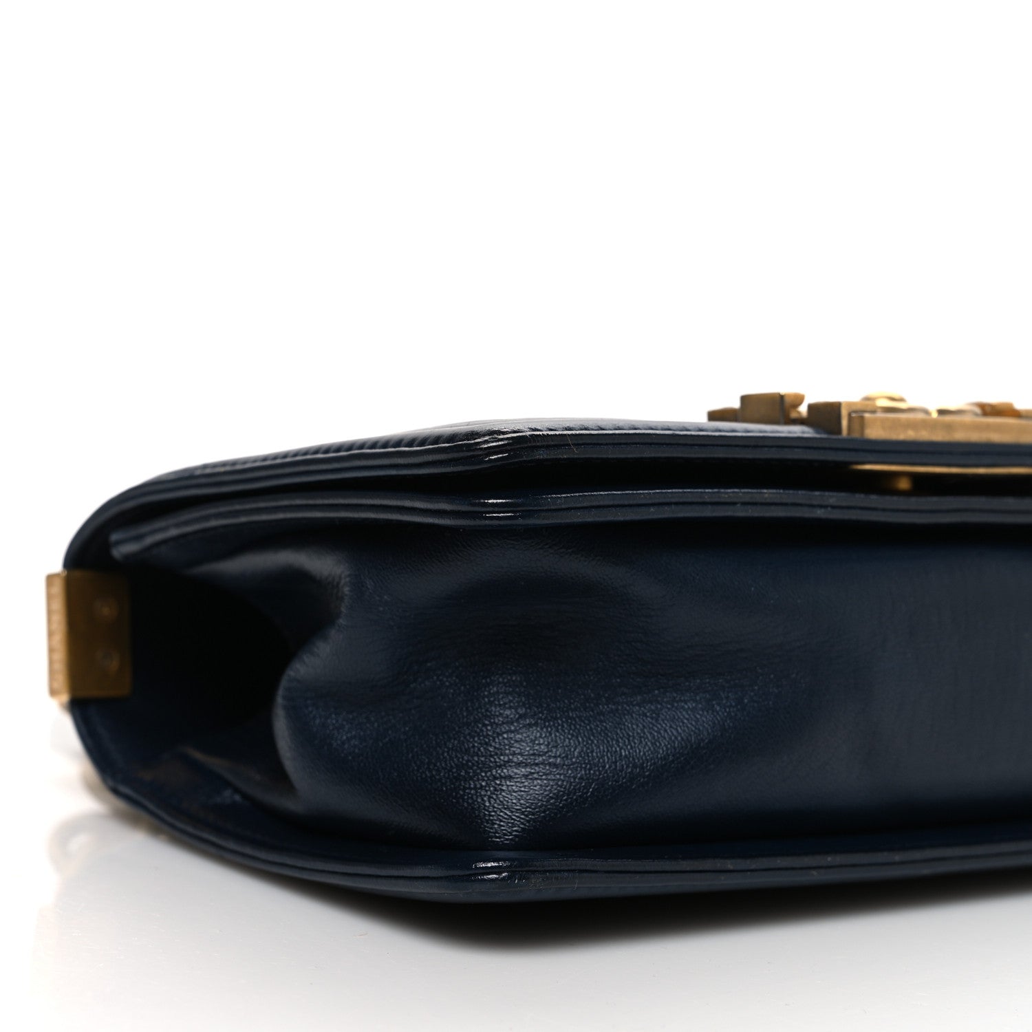 Chanel Calfskin Quilted Small Boy Flap Navy 9 of 11