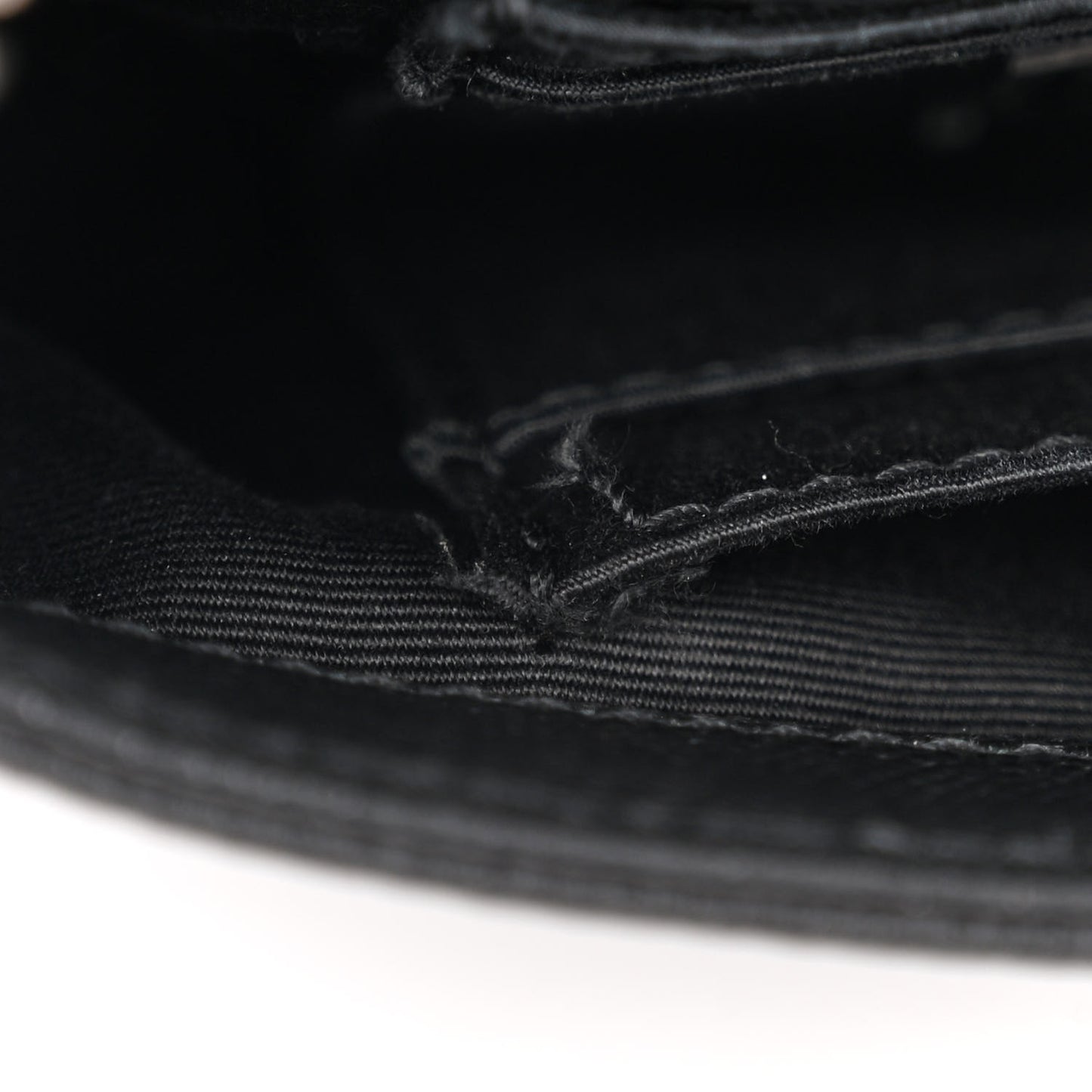 Grain De Poudre Monogram Toy West Hollywood Fold-Over Bag Black