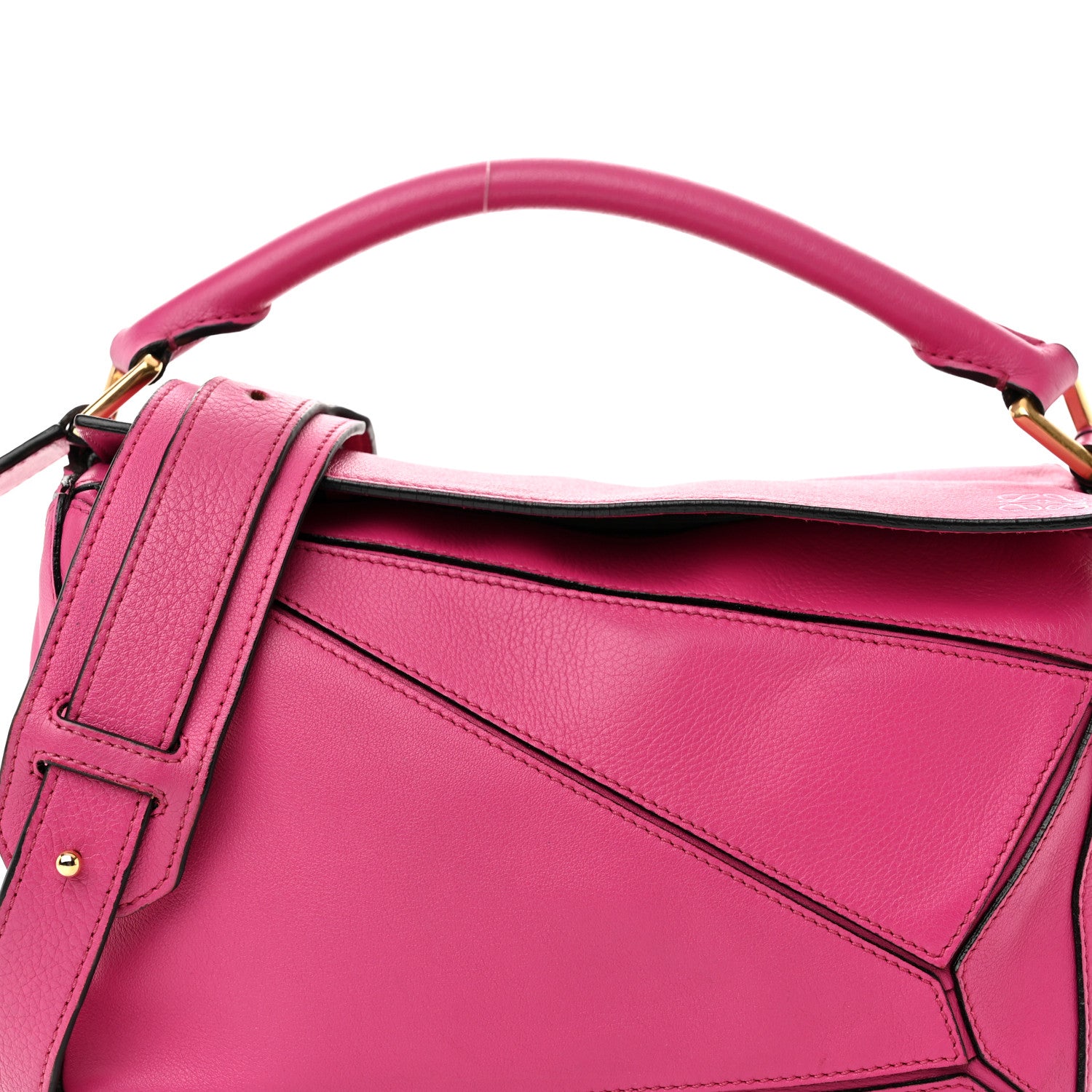 Loewe Calfskin Small Puzzle Bag Fuchsia 7 of 10