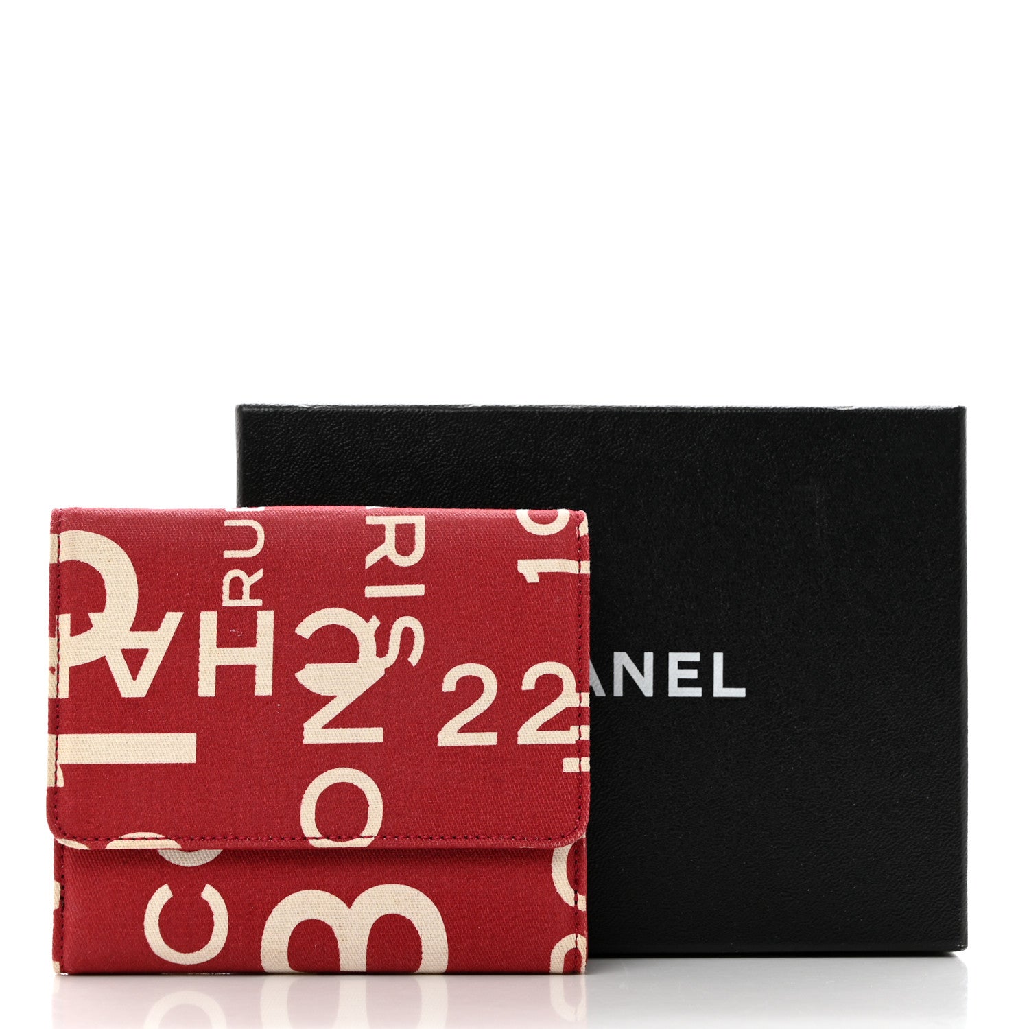 Chanel Canvas 31 Rue Cambon By The Sea Wallet Red 13 of 13