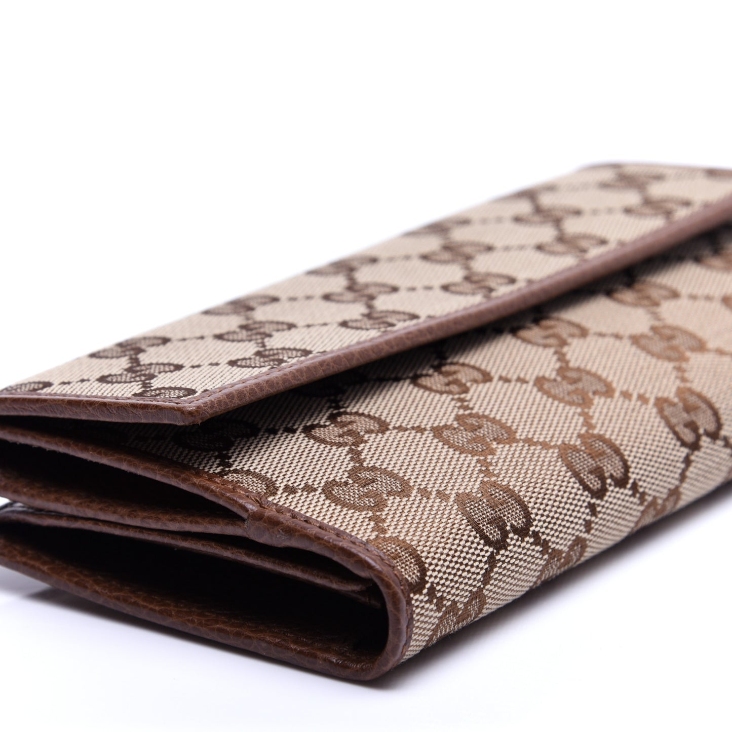 Monogram Continental Flap Wallet Brown