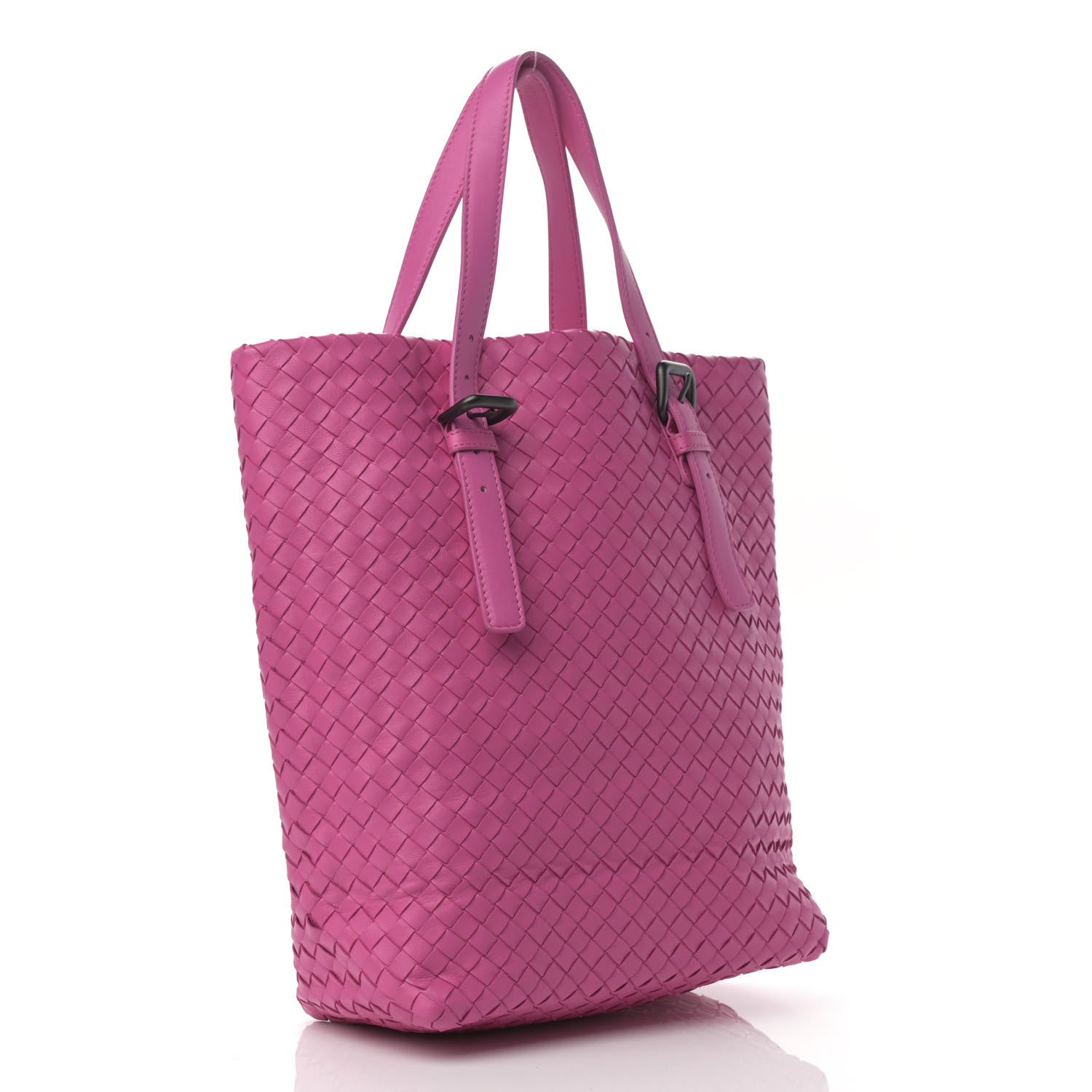 Bottega Veneta Nappa Intrecciato Tote Pink 3 of 10