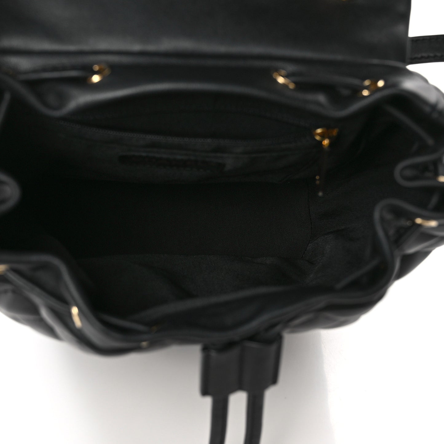 Lambskin Quilted Small Urban Spirit Backpack Black