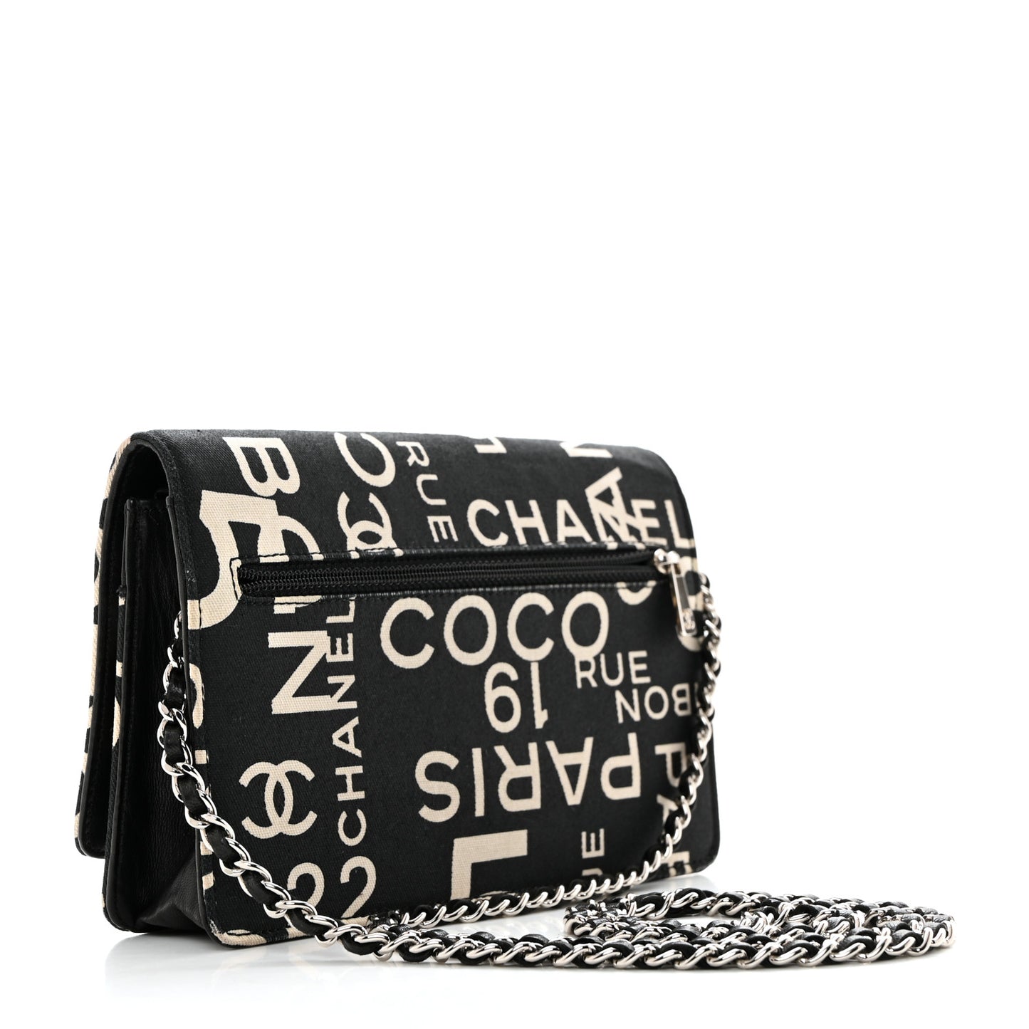 Denim Coco Wallet On Chain WOC Black