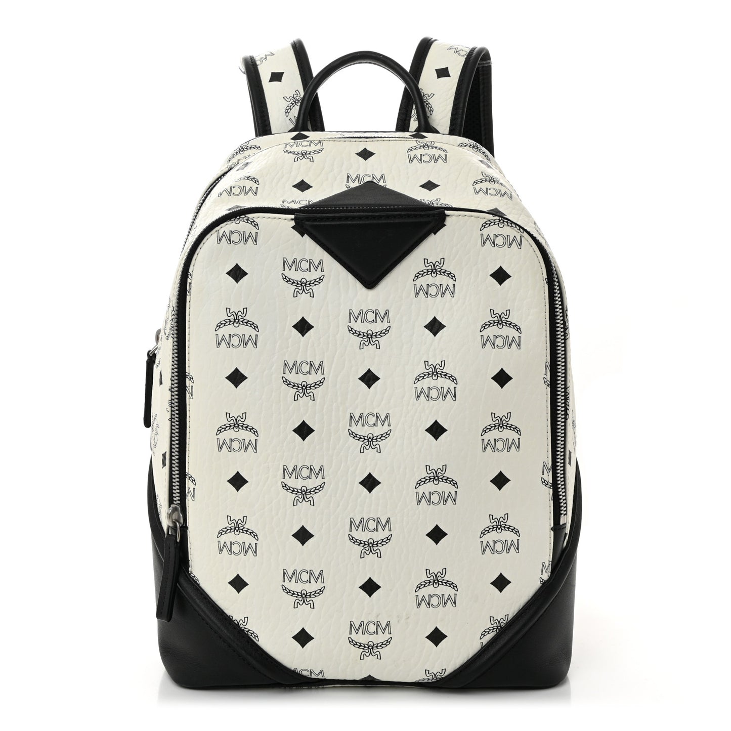 Visetos Small Duke Backpack White Black