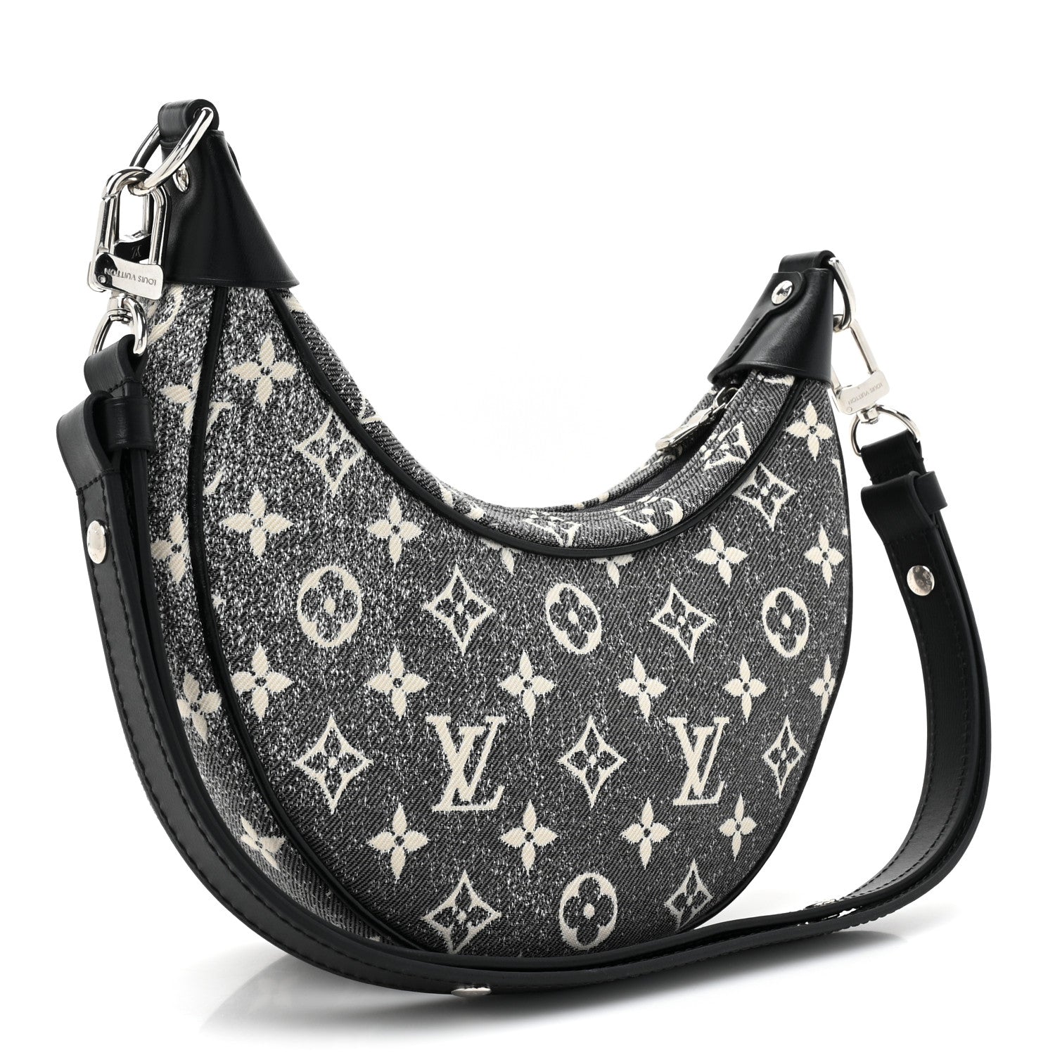 Louis Vuitton Monogram Jacquard Denim Loop Black 3 of 8