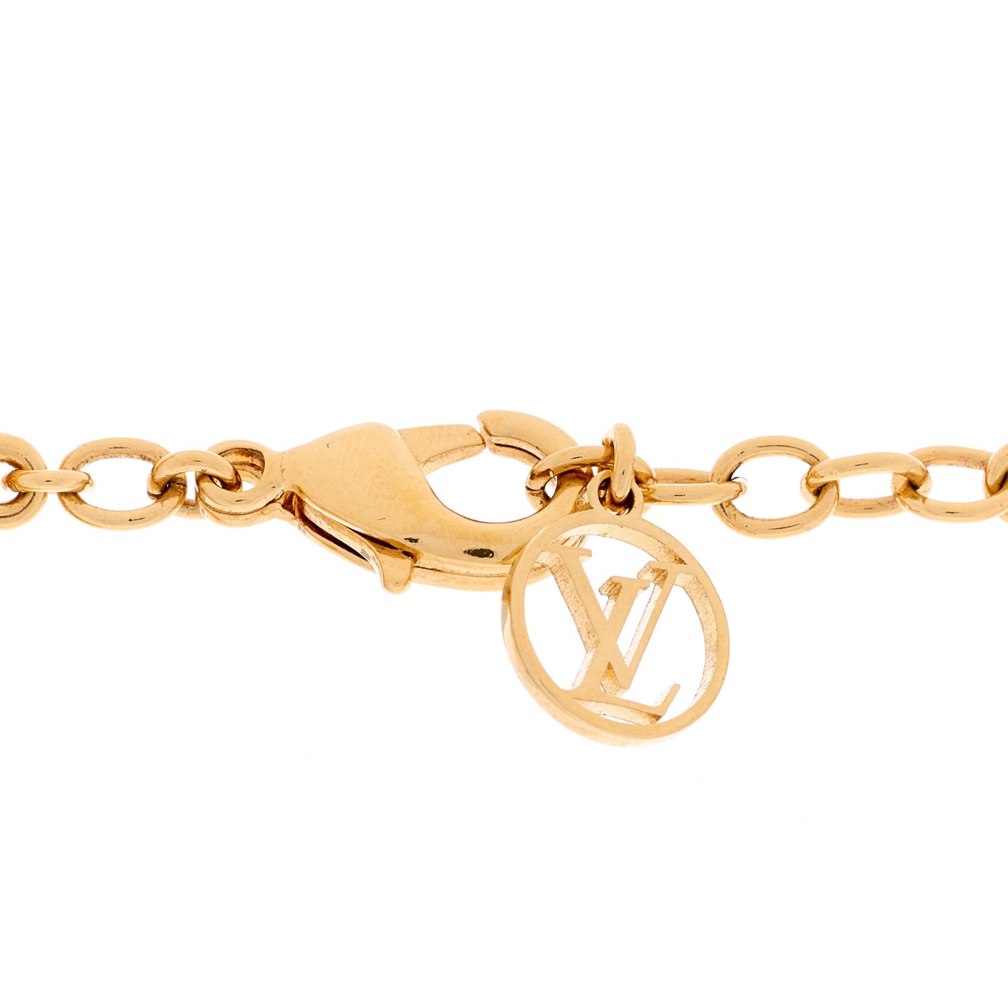 Essential V Guilloche Choker Gold