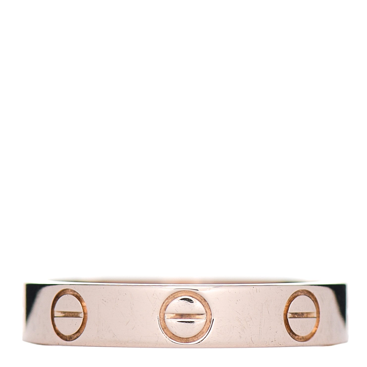 Cartier 18K Pink Gold 3.5mm LOVE Wedding Band Ring 50 5.25 1 of 5