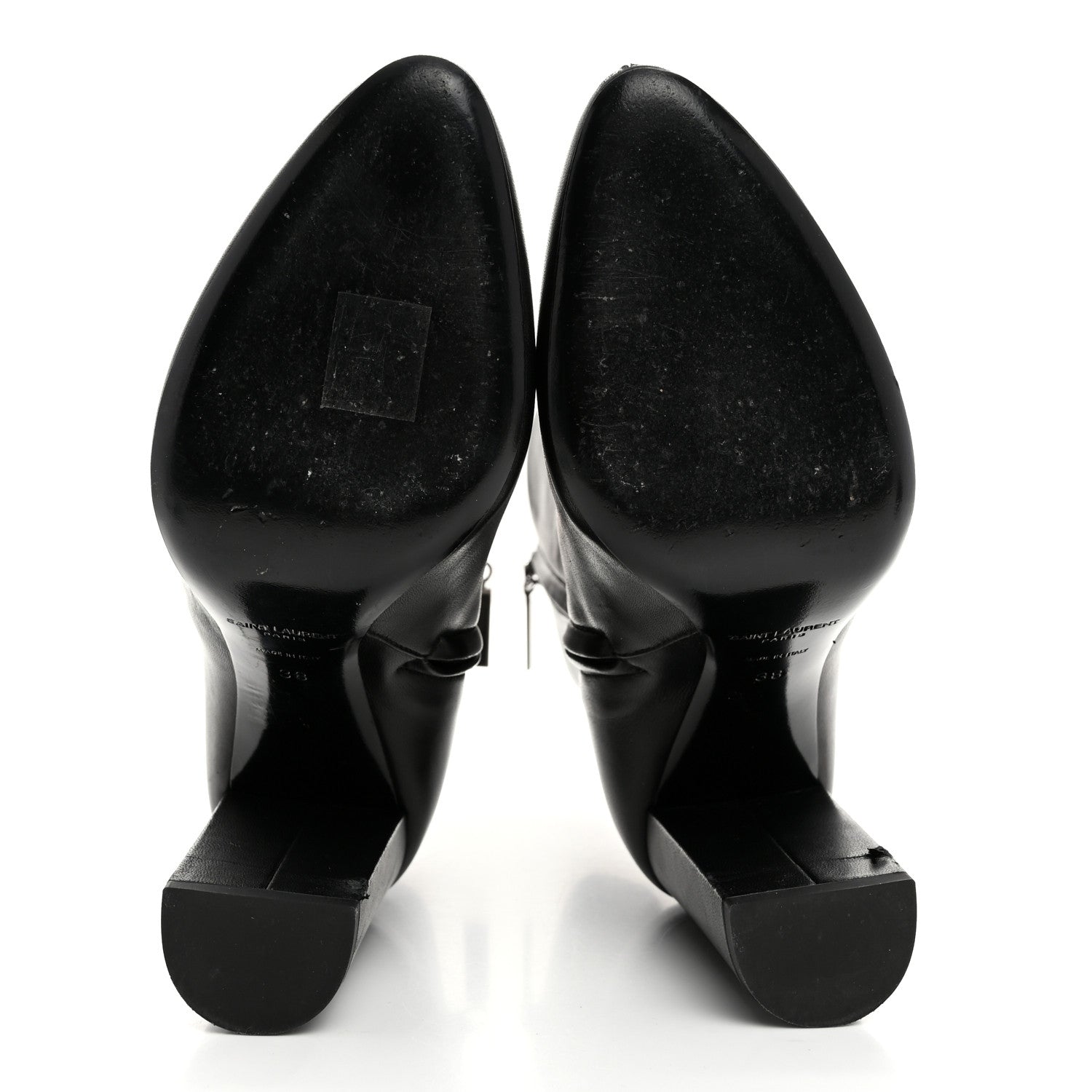 Saint Laurent Nappa Vendome Loulou Ankle Zip Boot 38 Black 5 of 10
